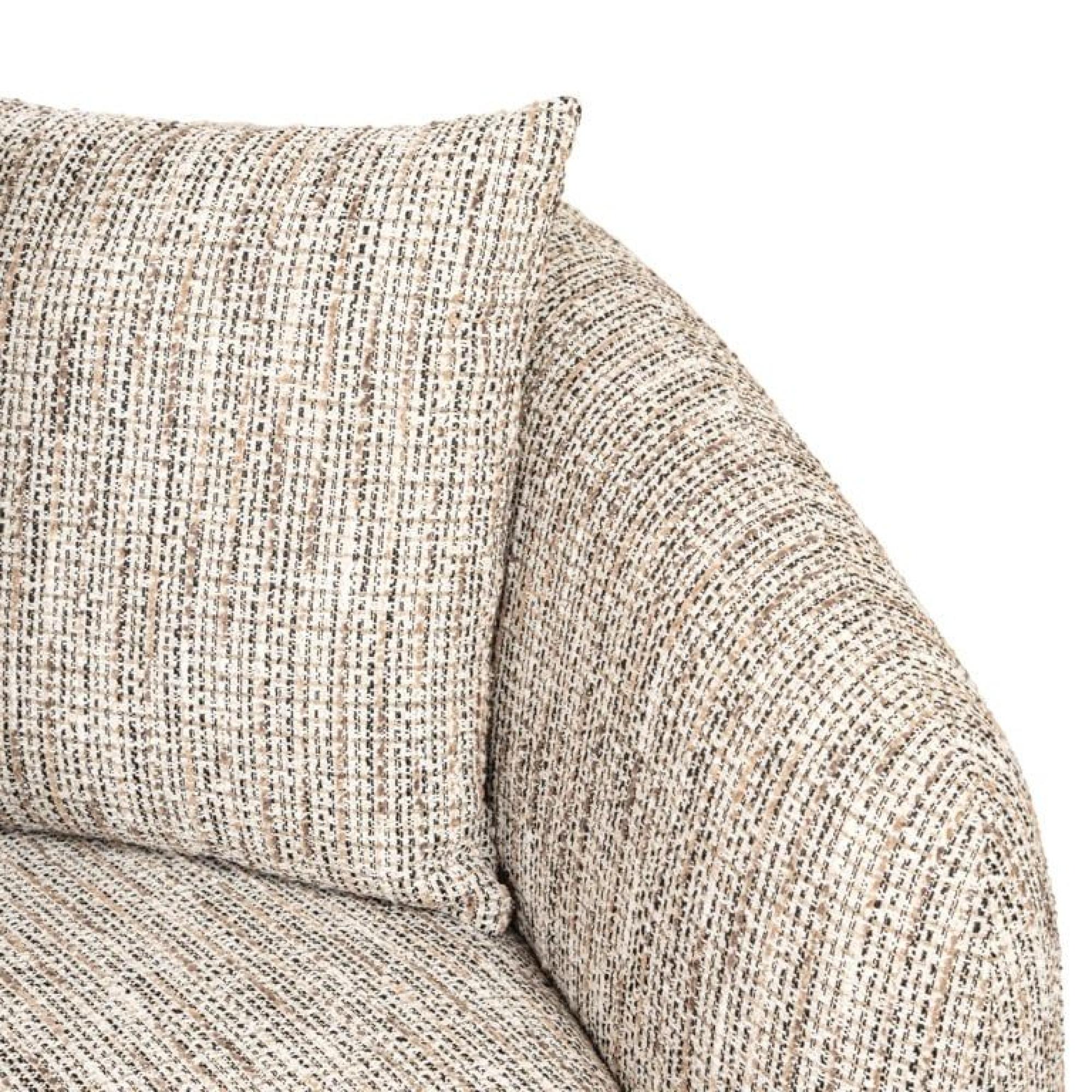 Product photograph of Milania Natural Fabric 4 Seater Sofa from Choice Furniture Superstore.