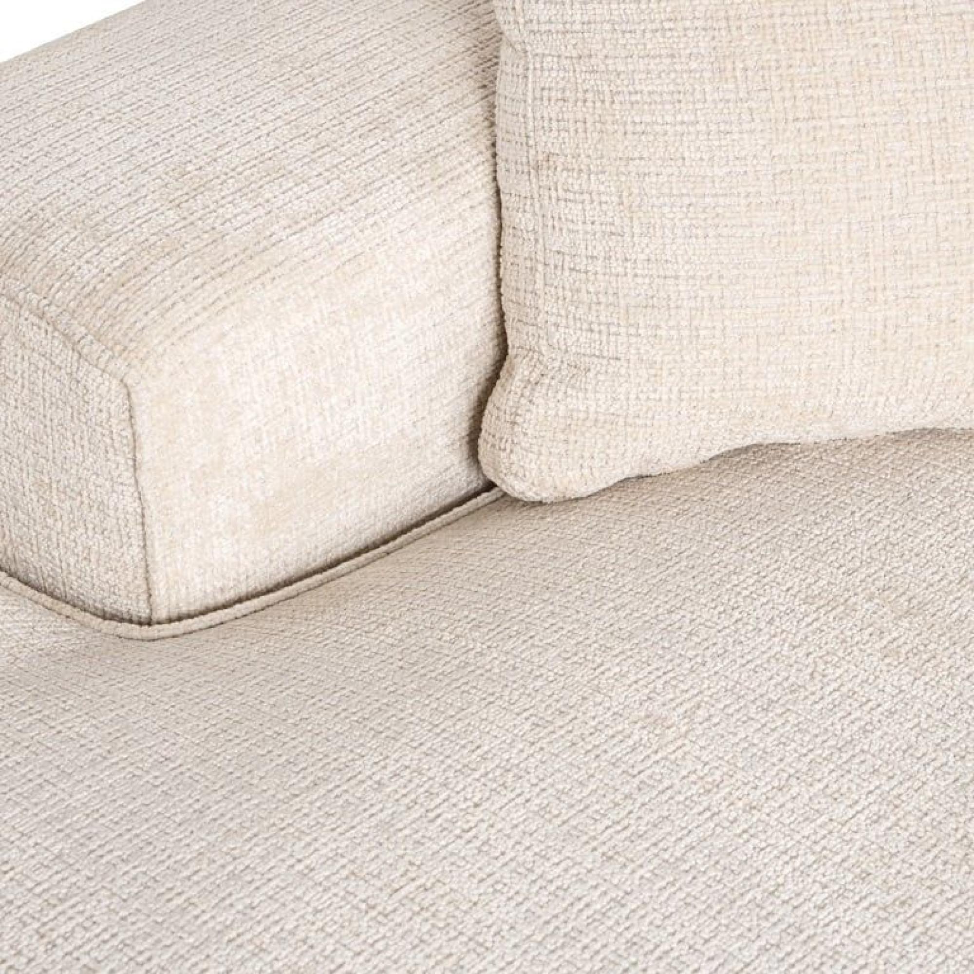 Product photograph of Santos Beige Fabric Corner Sofa - Lhf from Choice Furniture Superstore.