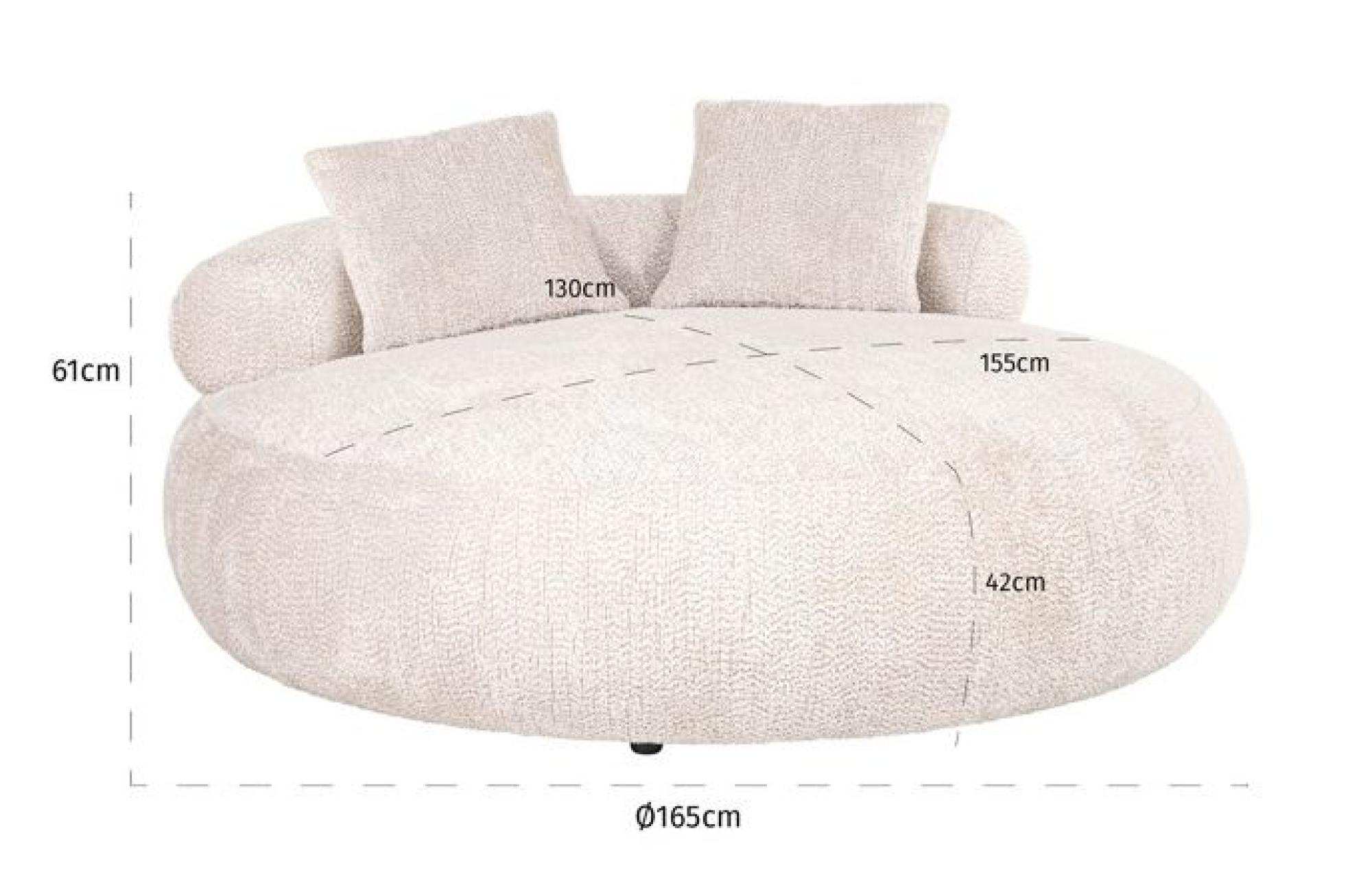 Product photograph of Tivola Cream Fabric Daybed from Choice Furniture Superstore.