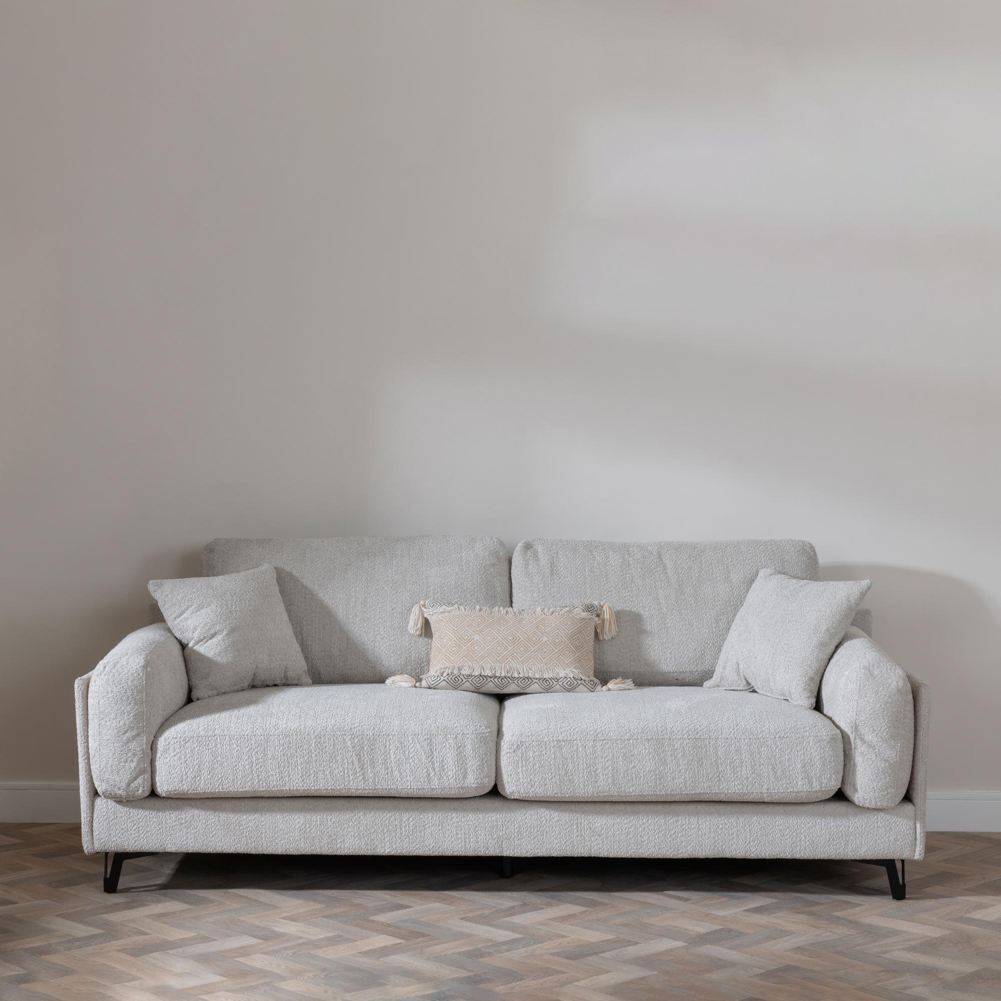 Product photograph of Carson Beige Fabric Sofa Set from Choice Furniture Superstore.