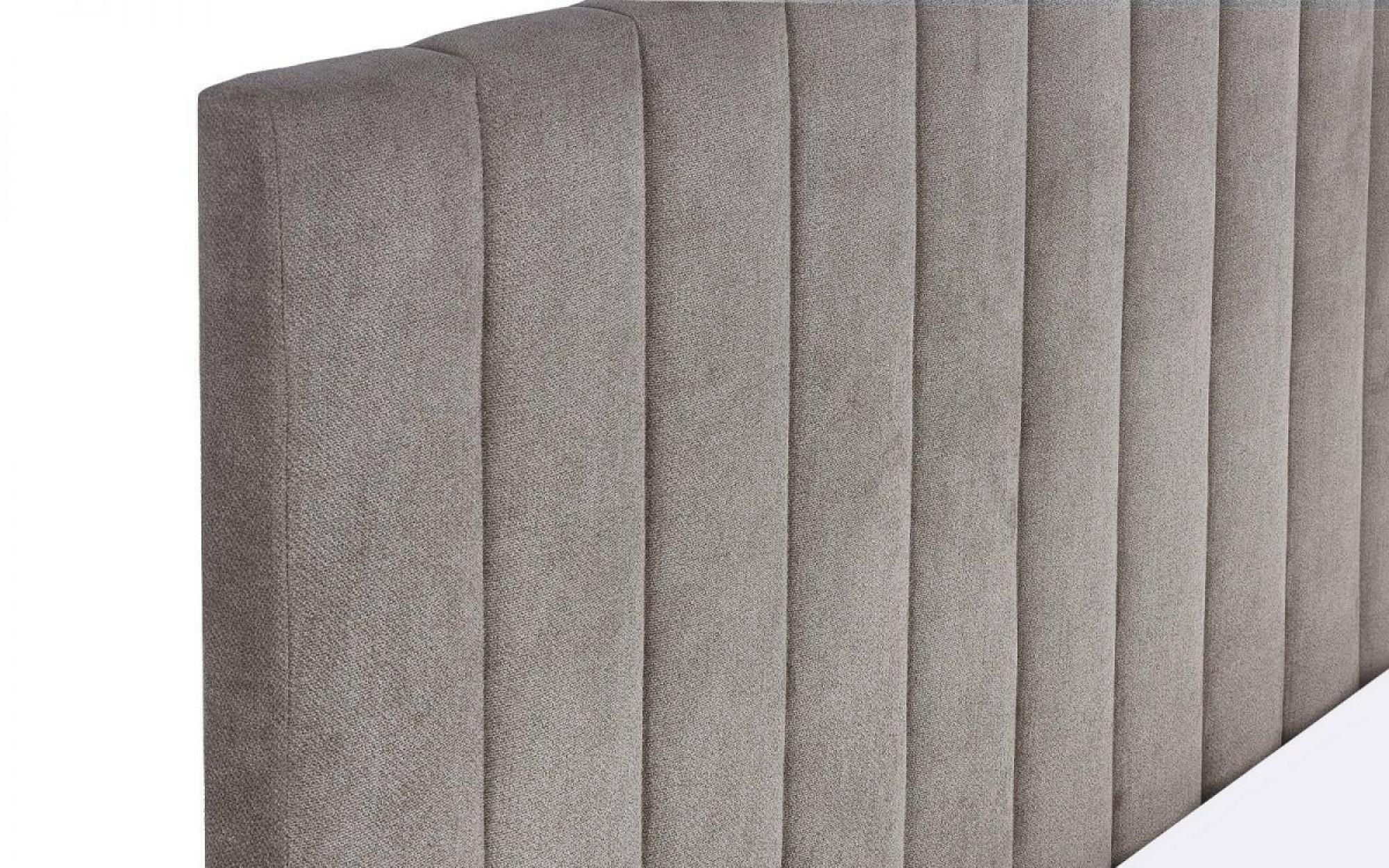 Product photograph of Eloise Grey Fabric Bed - Sizes Available from Choice Furniture Superstore.