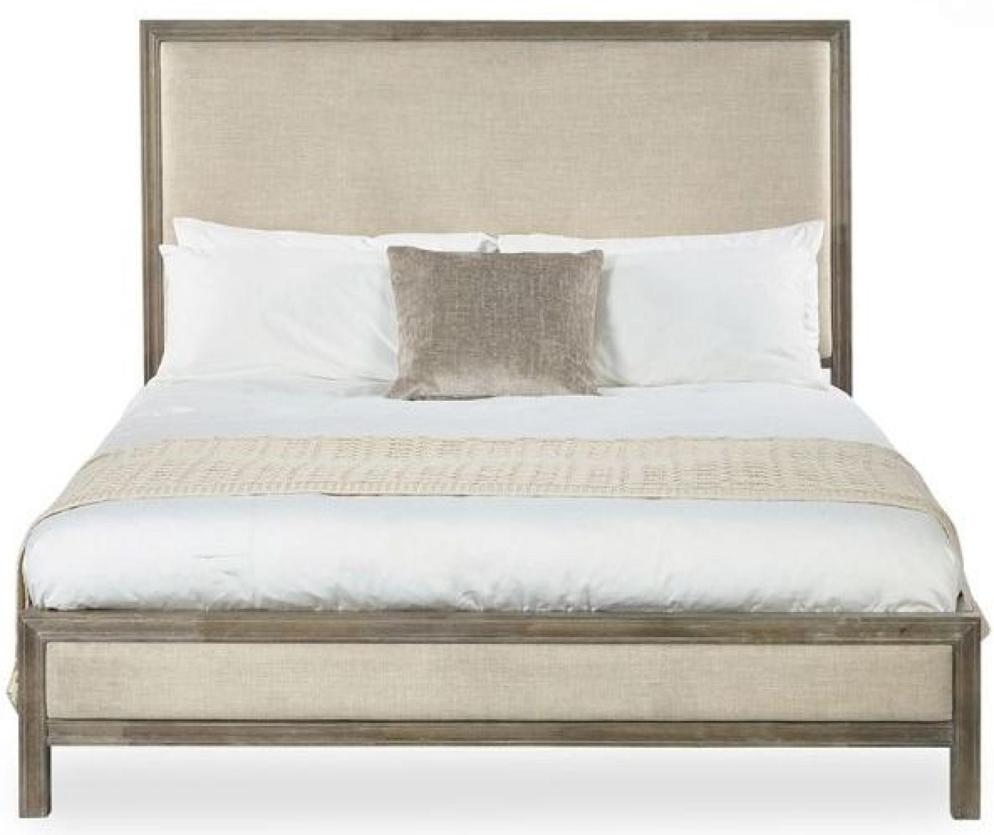 Product photograph of Lucie Ivory Fabric Bed - Sizes Available from Choice Furniture Superstore.