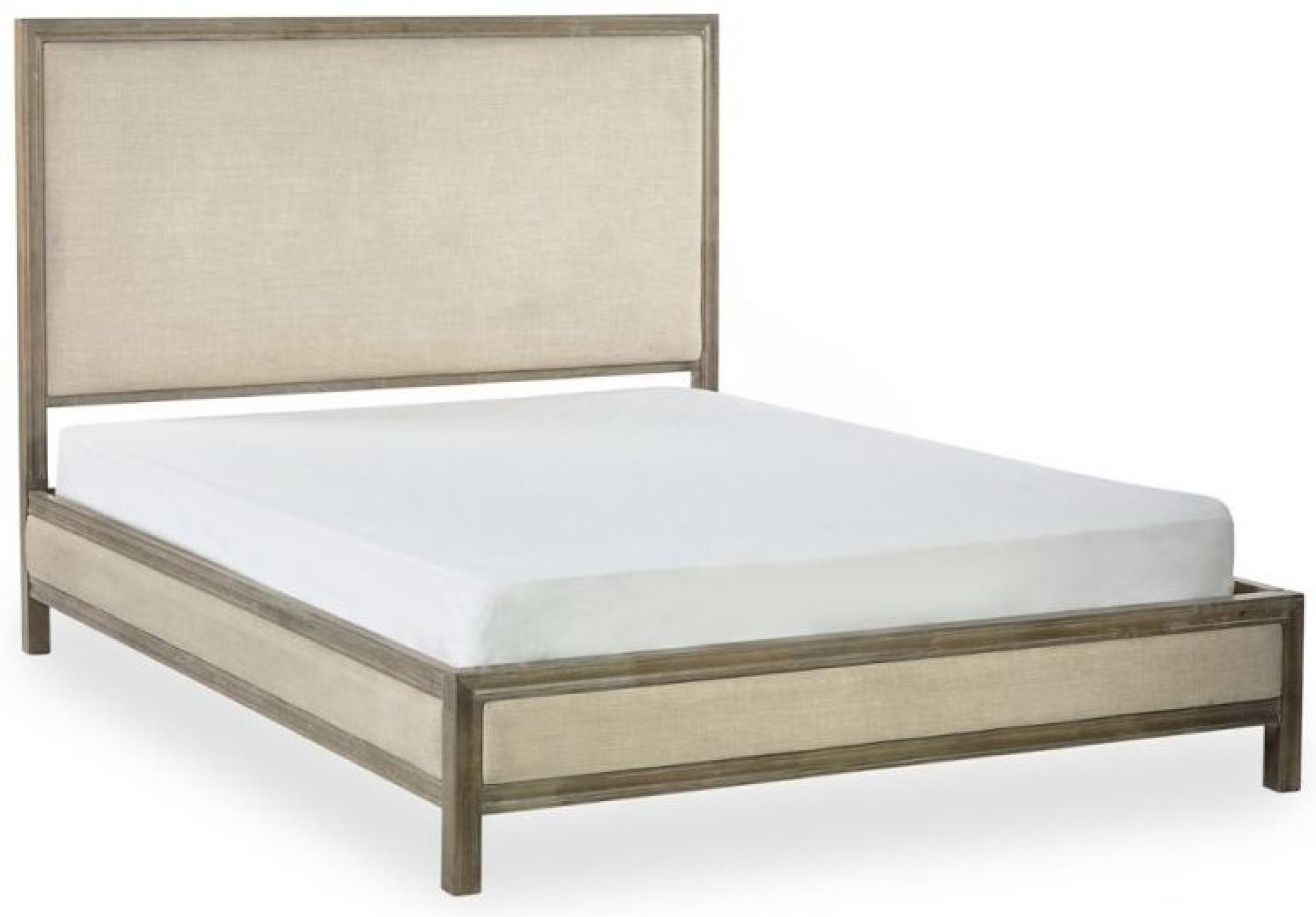 Product photograph of Lucie Ivory Fabric Bed - Sizes Available from Choice Furniture Superstore.