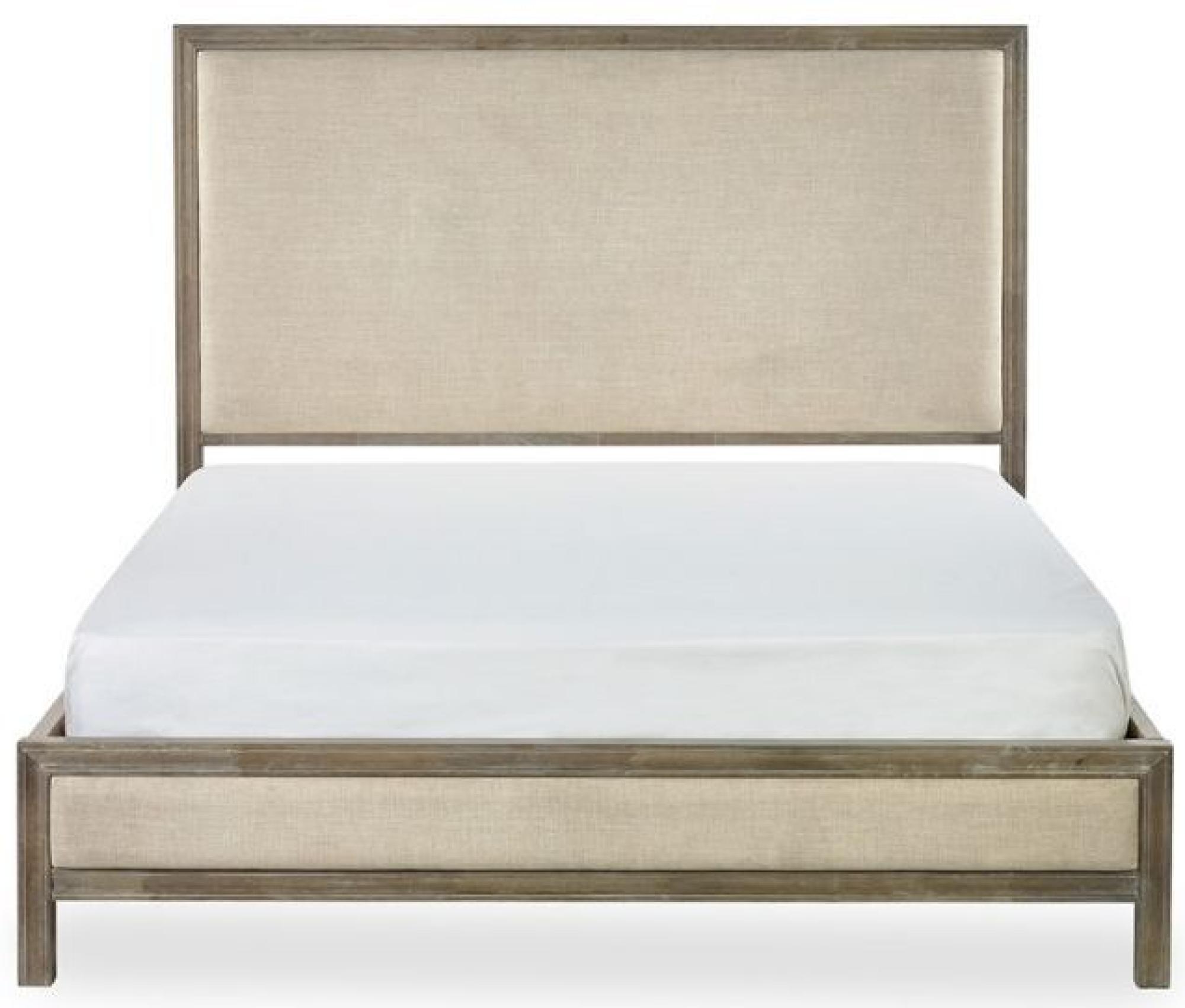 Product photograph of Lucie Ivory Fabric Bed - Sizes Available from Choice Furniture Superstore.