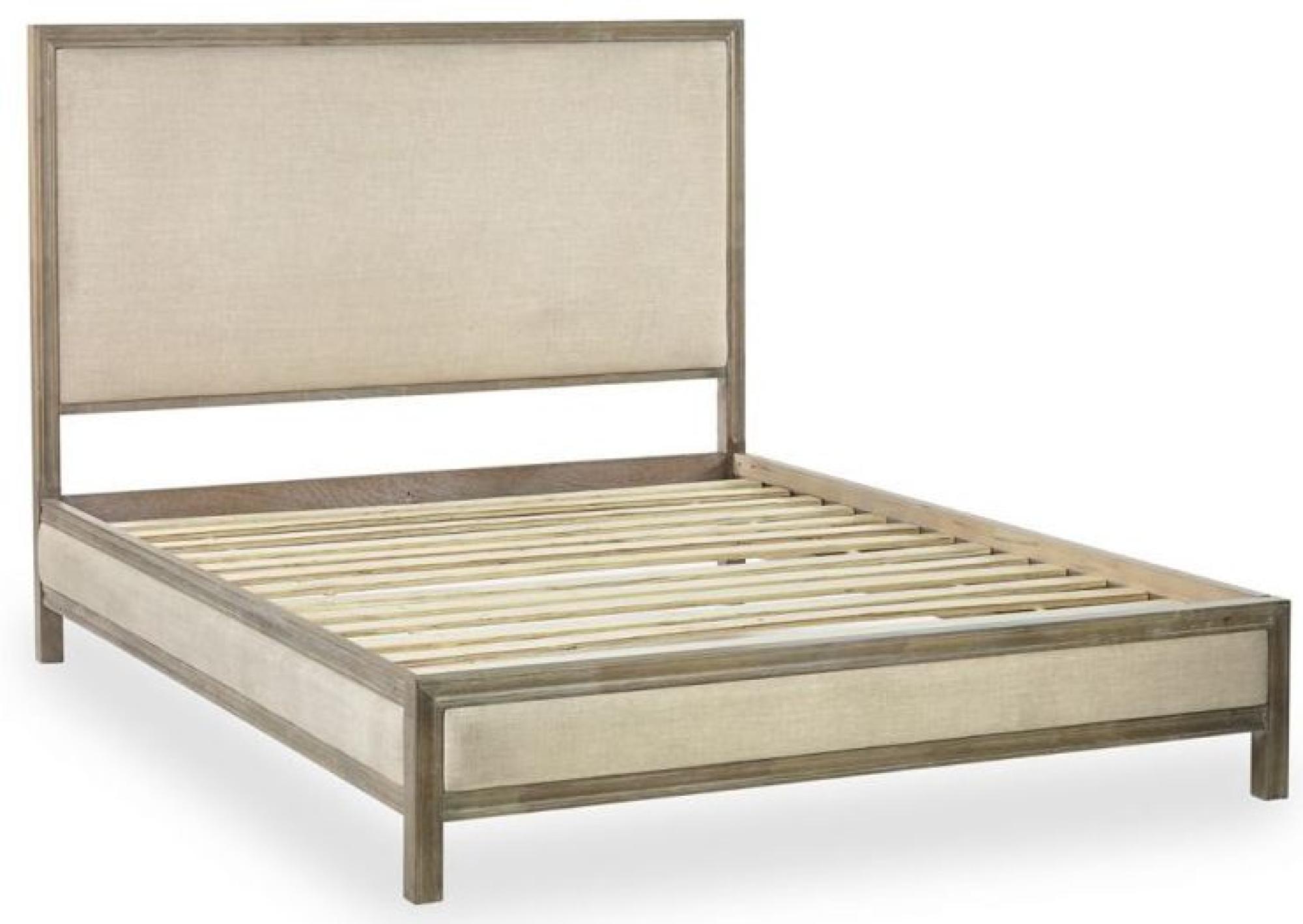 Product photograph of Lucie Ivory Fabric Bed - Sizes Available from Choice Furniture Superstore.