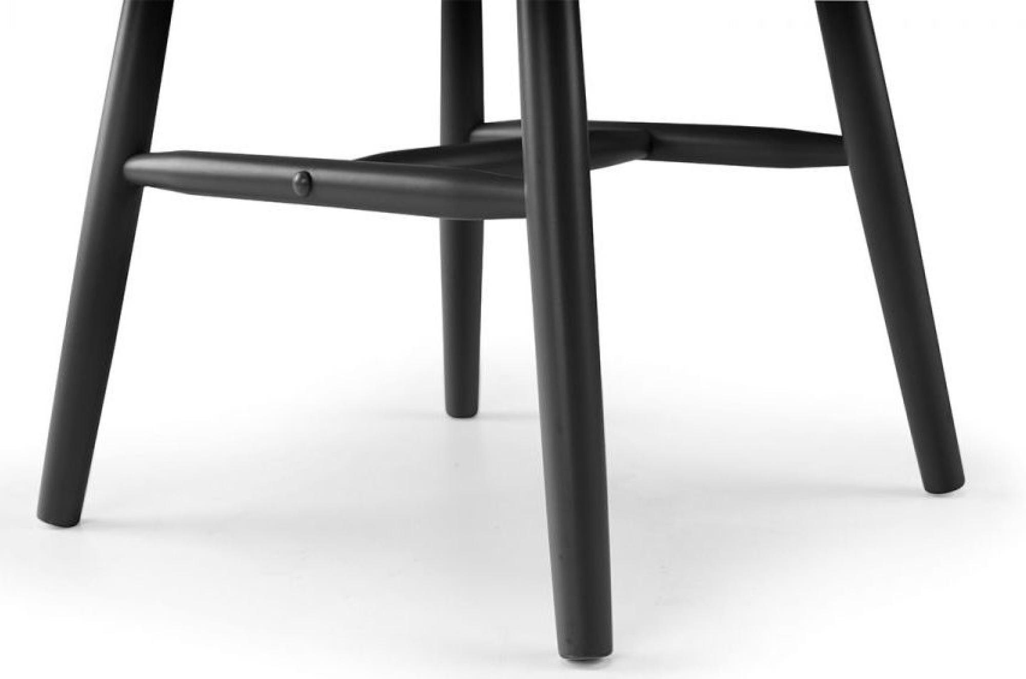 Product photograph of Set Of 2 Alassio Spindle Back Black Dining Chair from Choice Furniture Superstore.