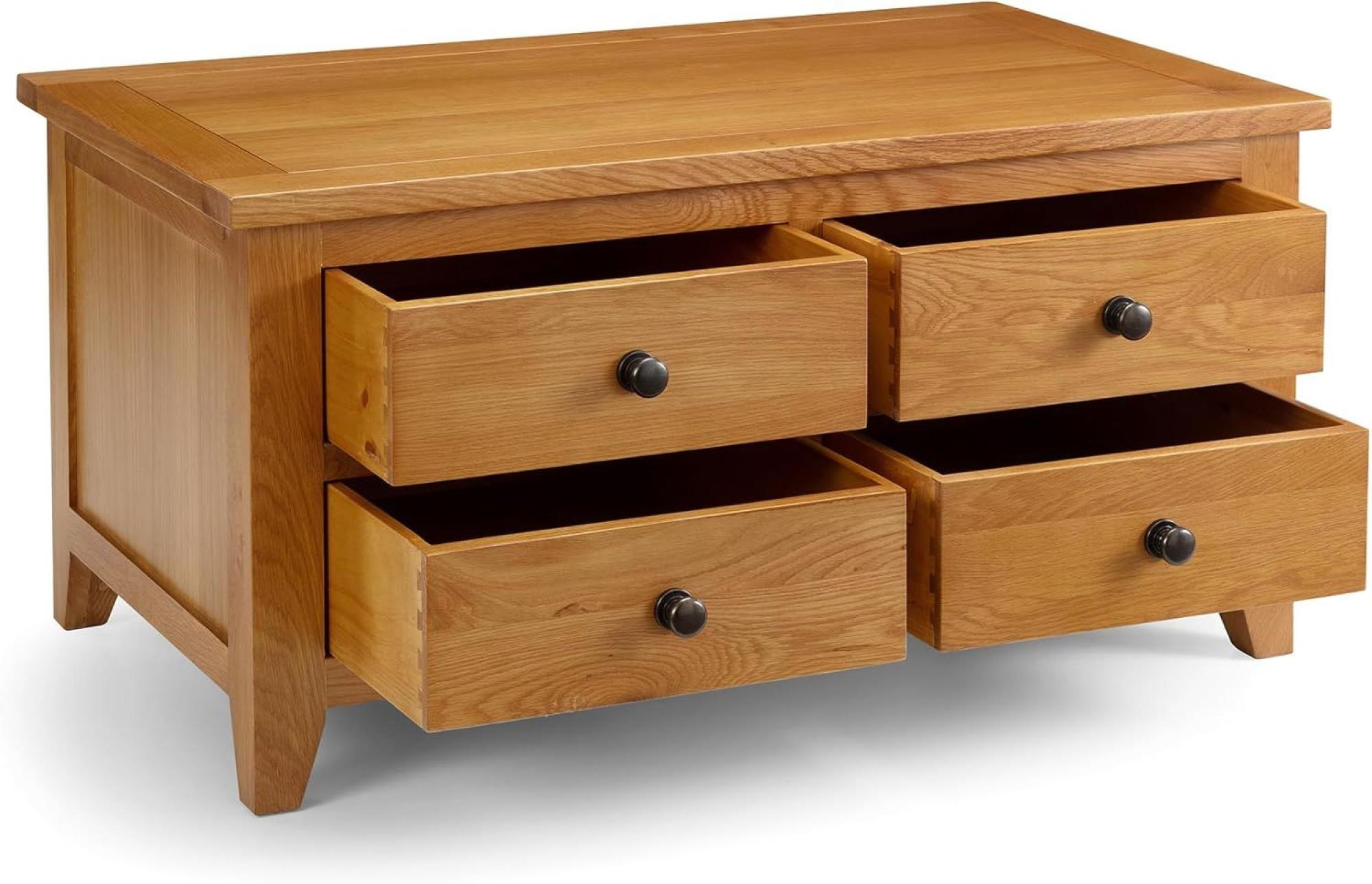 Product photograph of Astoria 4 Drawer Coffee Table from Choice Furniture Superstore.