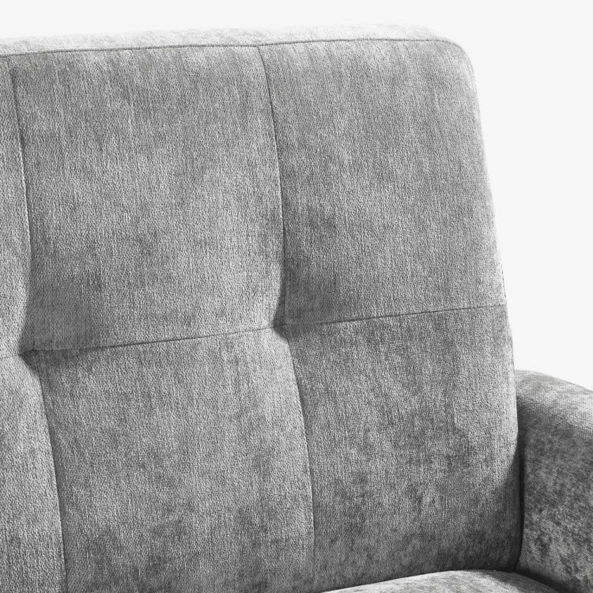 Product photograph of Monza Grey Mobus Fabric Armchair from Choice Furniture Superstore.