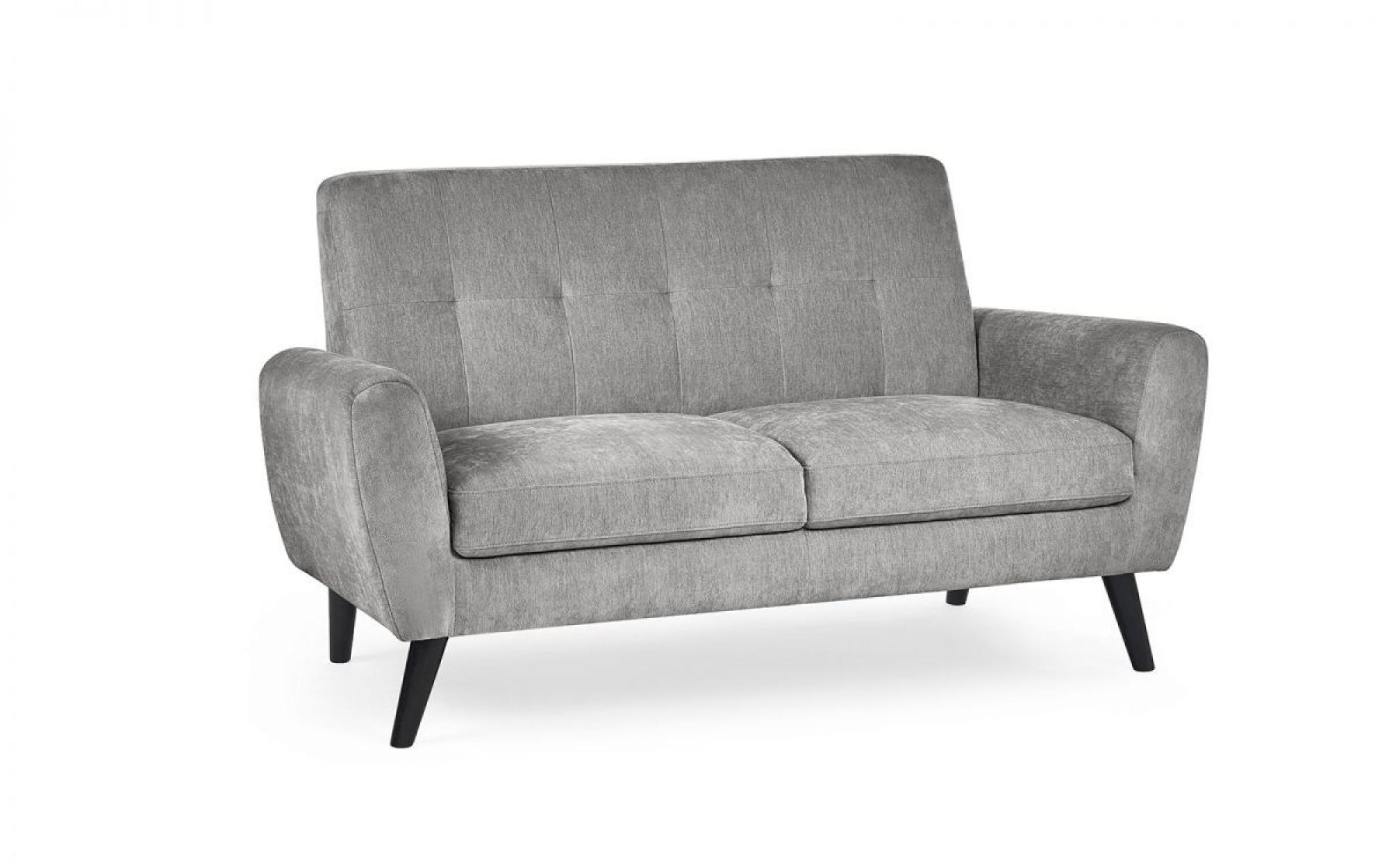 Product photograph of Monza Grey Mobus Fabric 2 Seater Sofa from Choice Furniture Superstore.