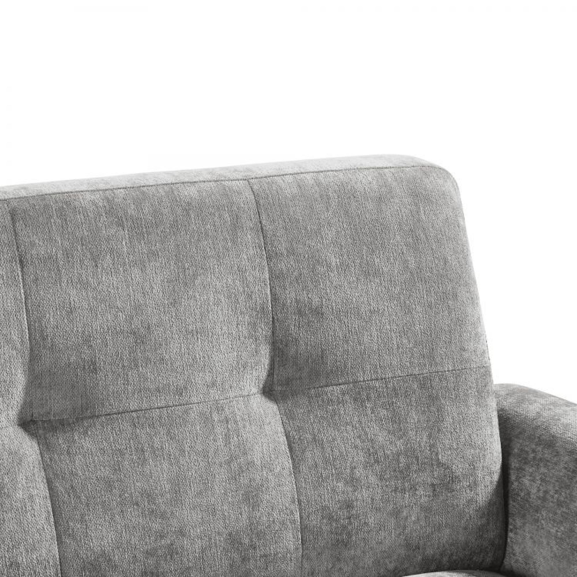 Product photograph of Monza Grey Mobus Fabric 3 Seater Sofa from Choice Furniture Superstore.