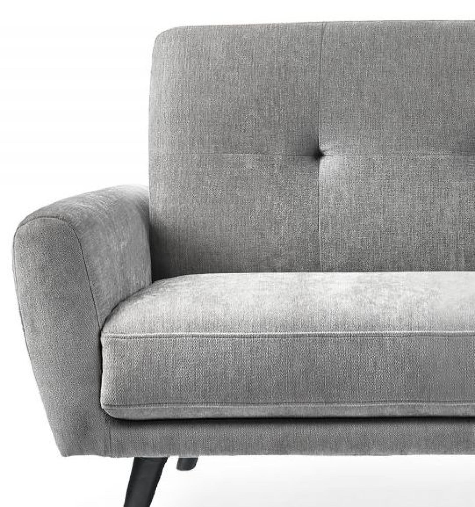 Product photograph of Monza Grey Mobus Fabric 3 Seater Click-clack Sofabed from Choice Furniture Superstore.