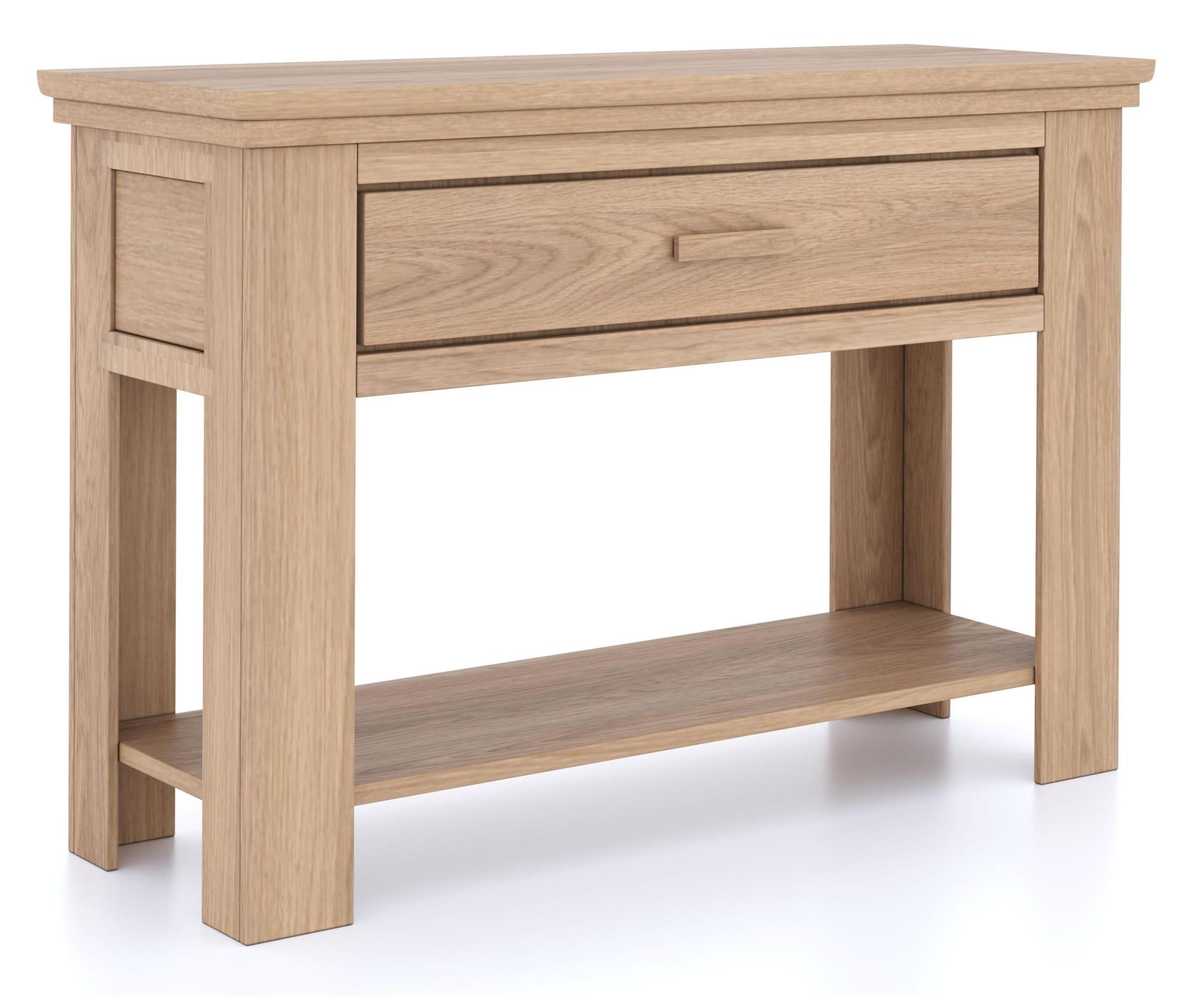 Product photograph of Corbin Oak 1 Drawer Console Table from Choice Furniture Superstore.