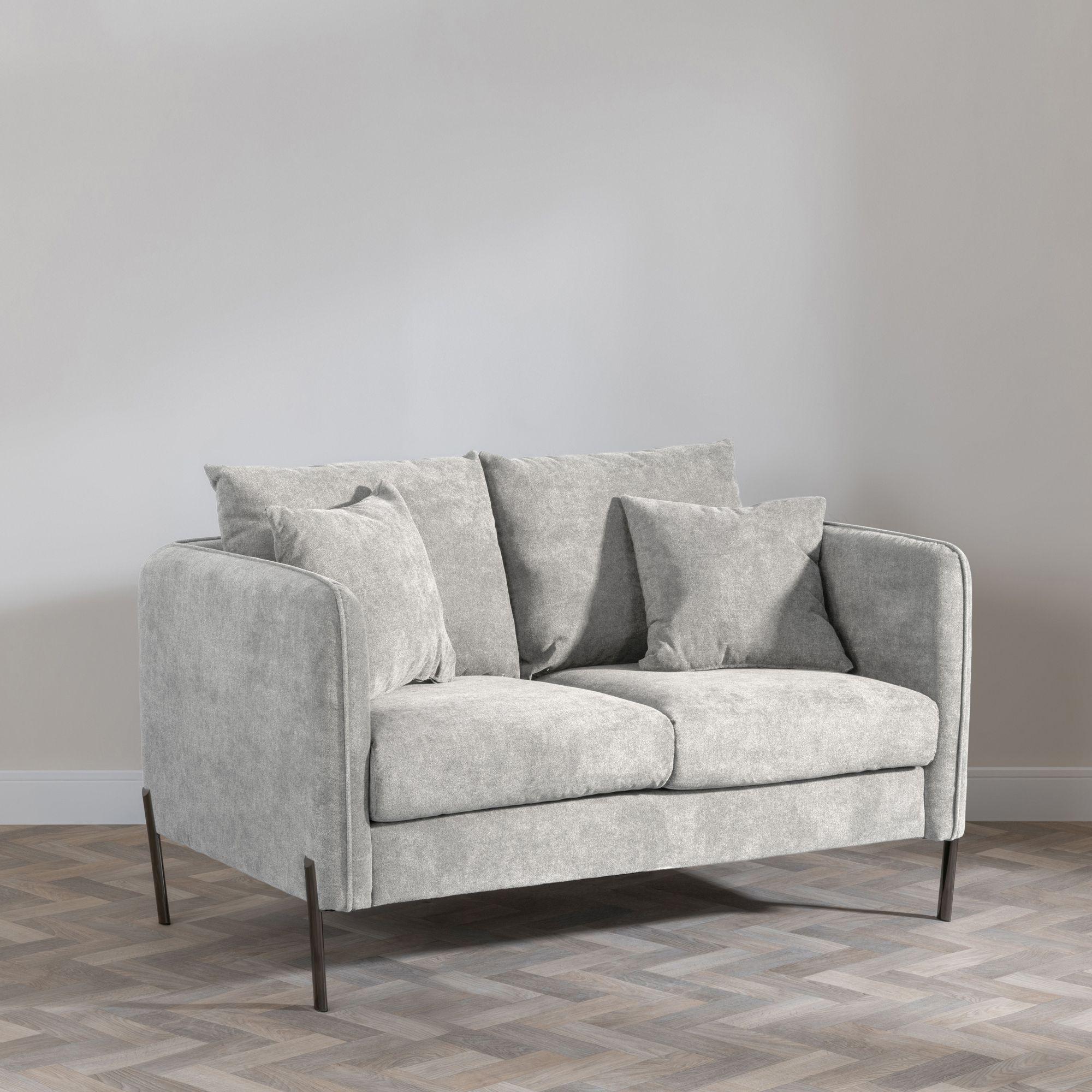 Product photograph of Belgrave Grey Fabric Sofa Set from Choice Furniture Superstore.