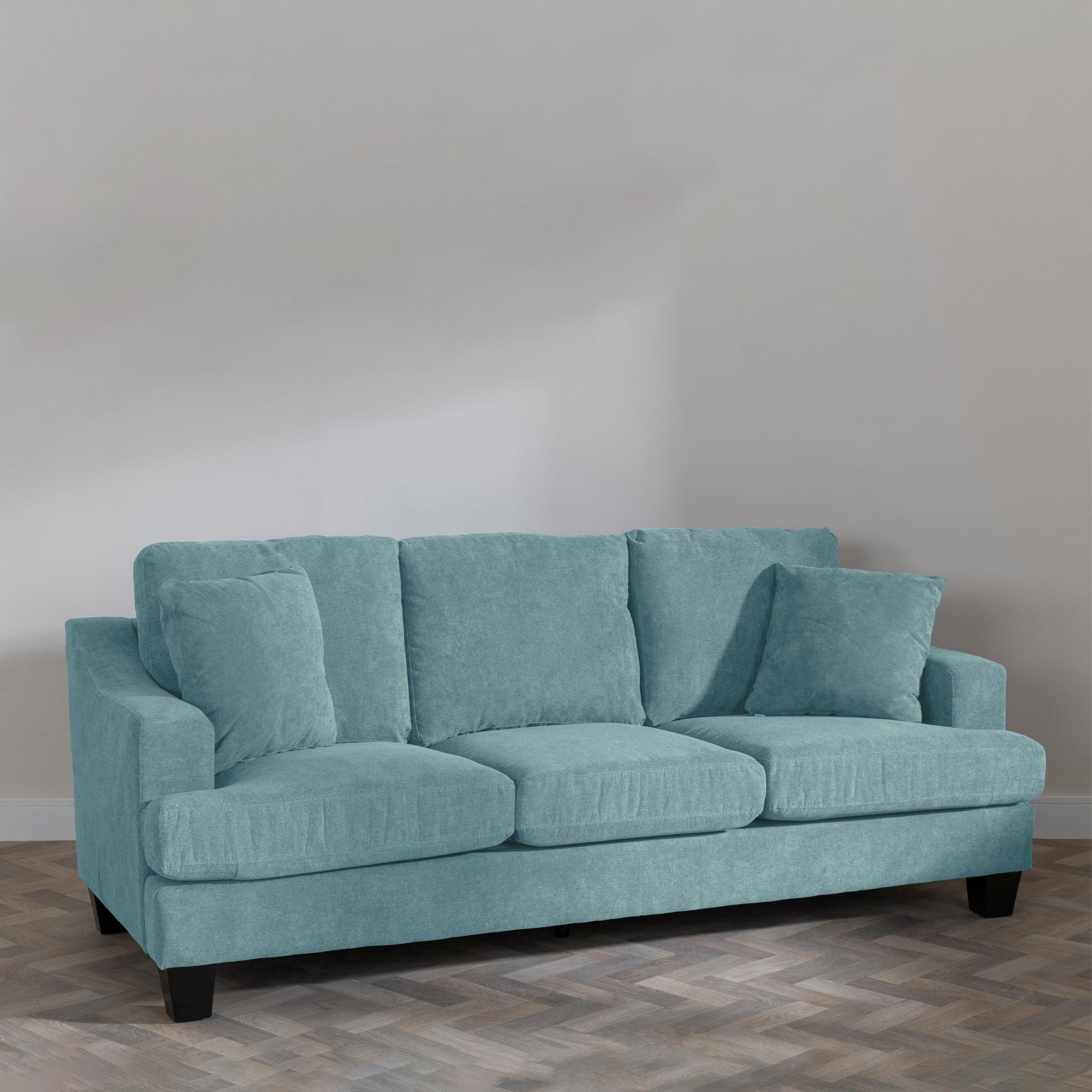 Product photograph of Freya Green Fabric Sofa Set from Choice Furniture Superstore.