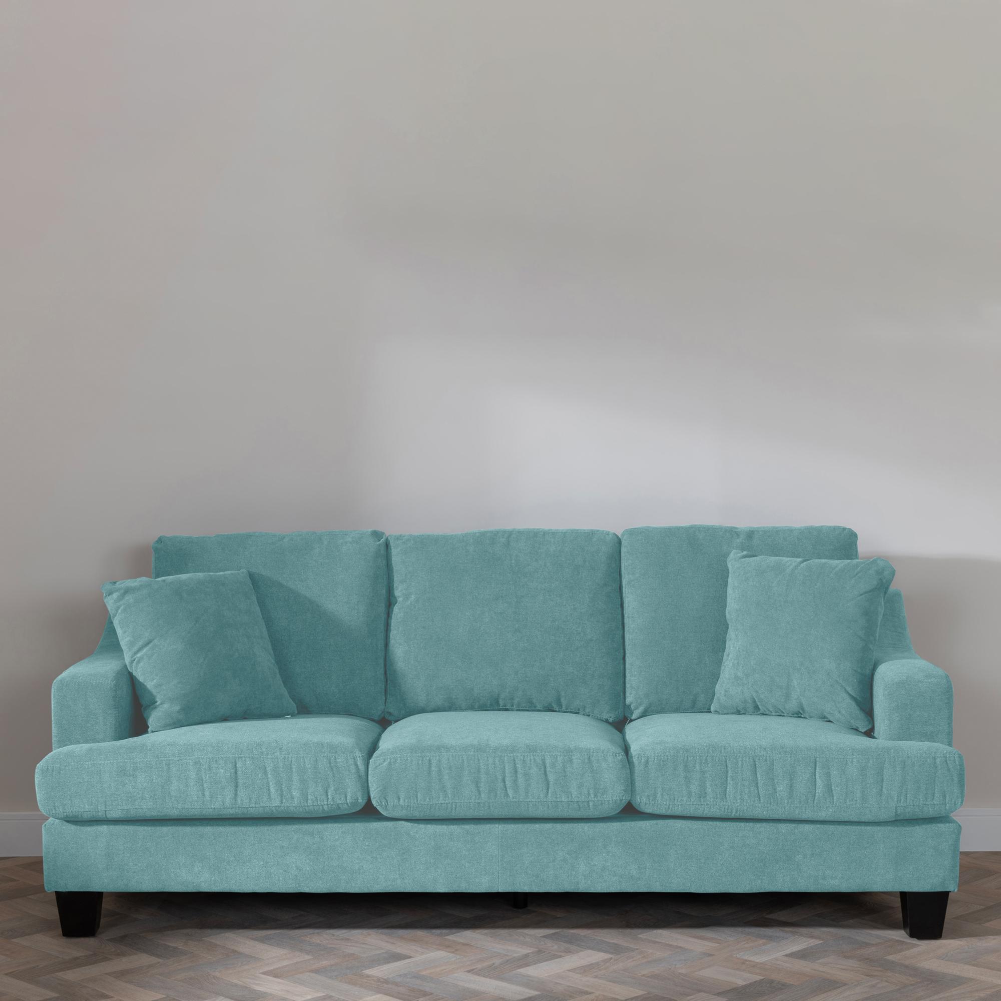 Product photograph of Freya Green Fabric Sofa Set from Choice Furniture Superstore.