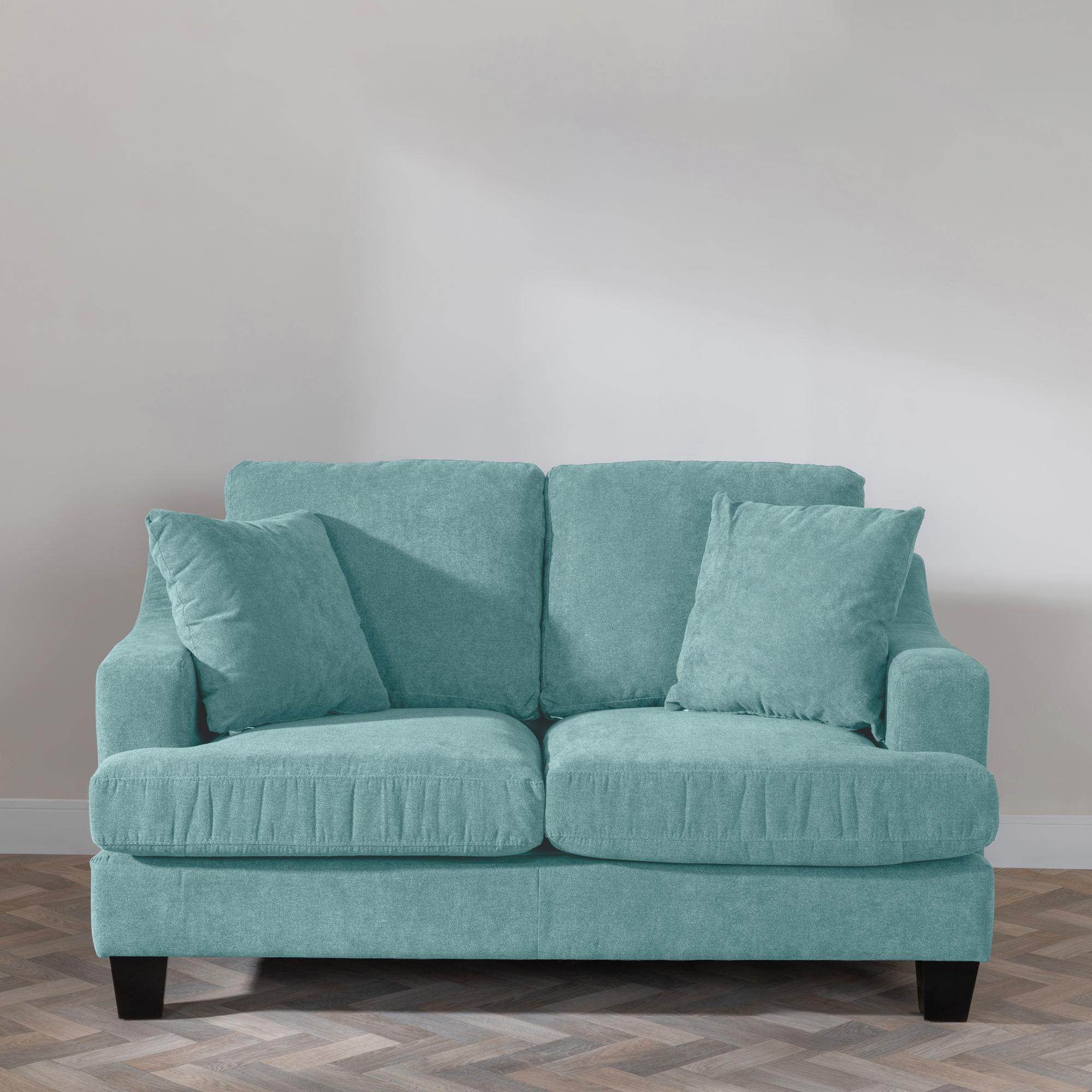 Product photograph of Freya Green Fabric Sofa Set from Choice Furniture Superstore.