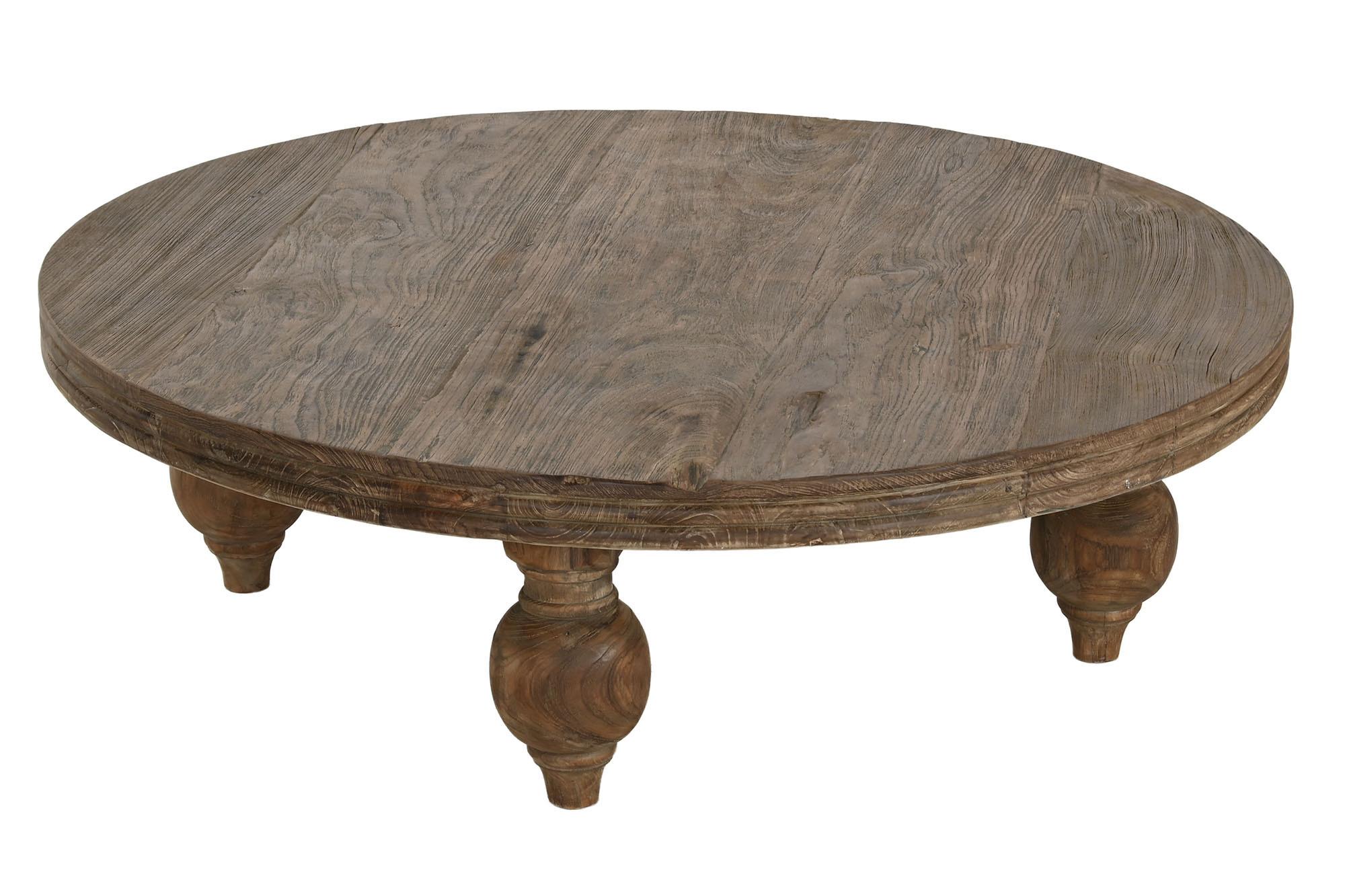 Product photograph of Natural Reciclada Round Coffee Table from Choice Furniture Superstore.