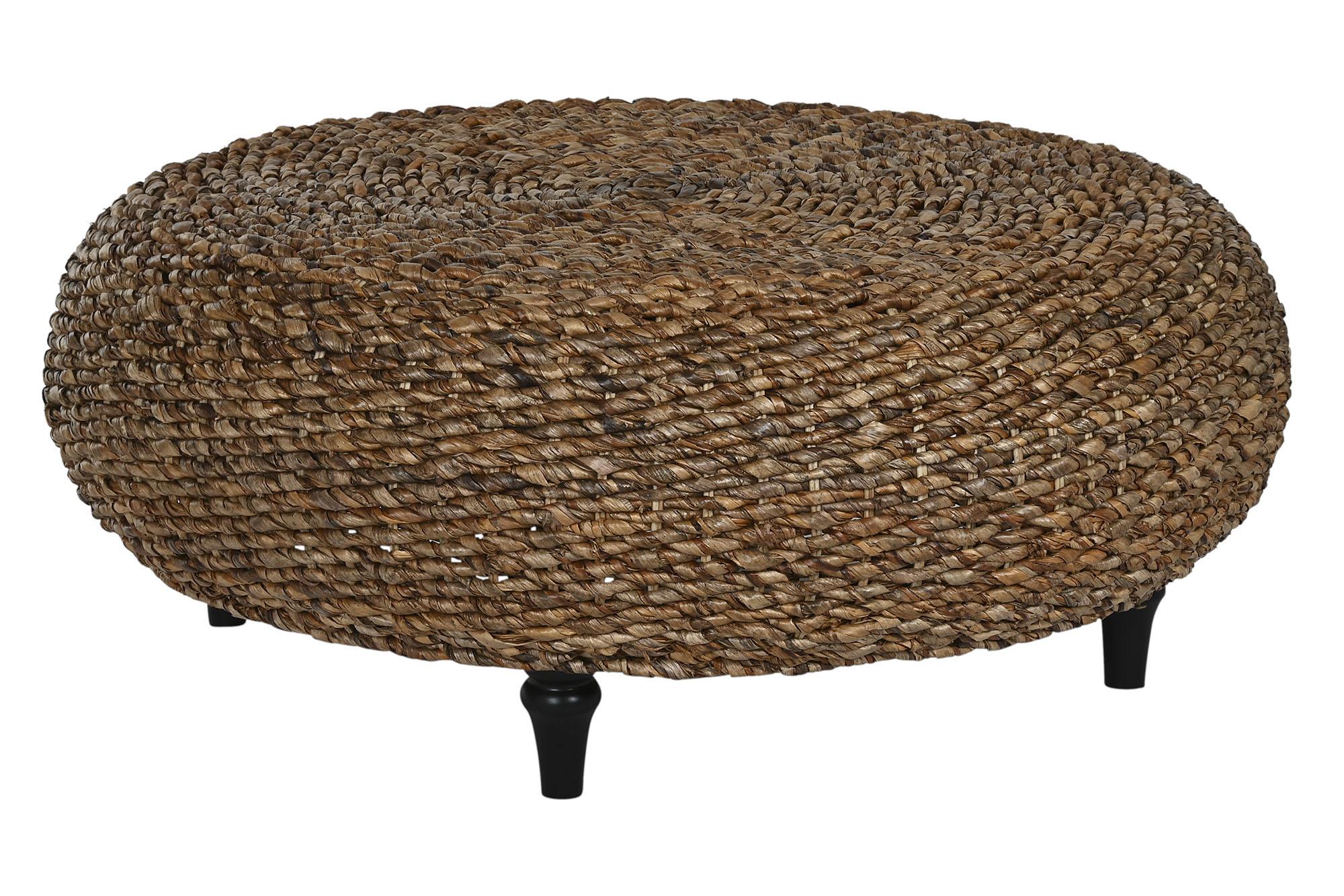 Product photograph of Natural Fiber Round Coffee Table from Choice Furniture Superstore.