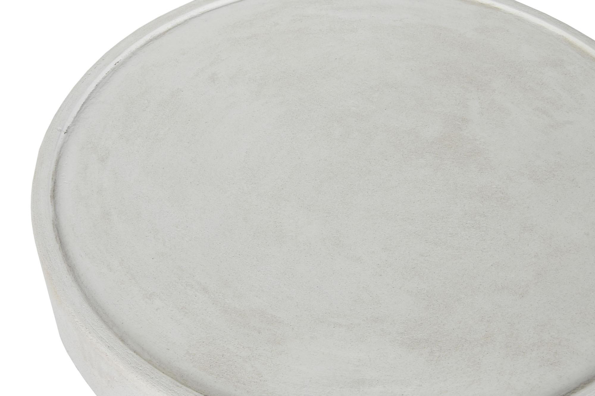 Product photograph of Modern White Wood Round Coffee Table from Choice Furniture Superstore.