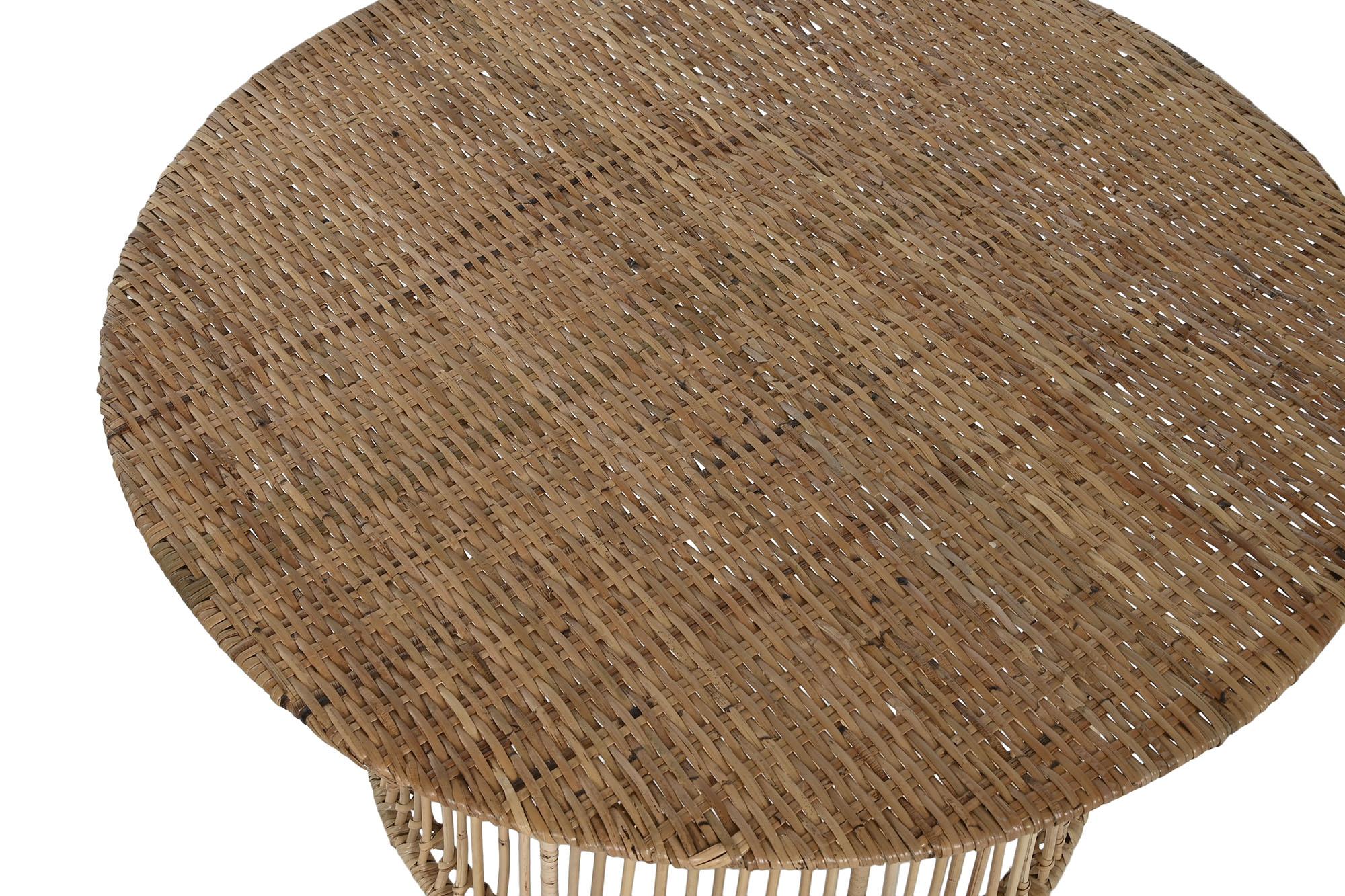 Product photograph of Tropical Natural Rattan Round Coffee Table from Choice Furniture Superstore.