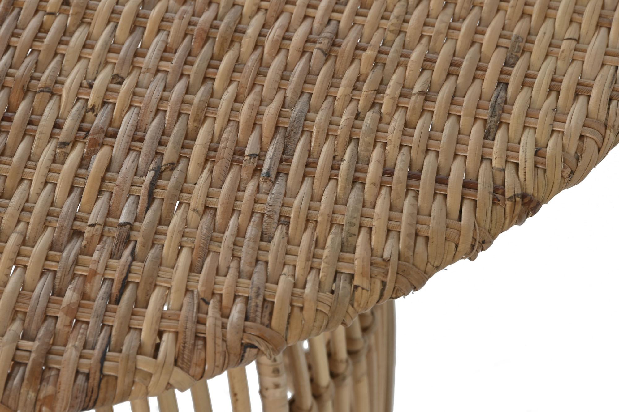 Product photograph of Tropical Natural Rattan Round Coffee Table from Choice Furniture Superstore.