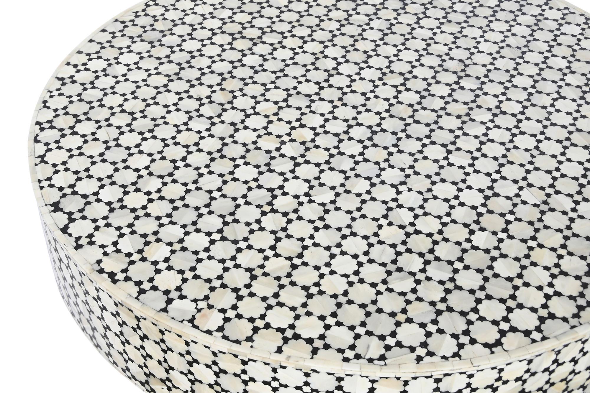 Product photograph of Balinese Glass Top Round Coffee Table from Choice Furniture Superstore.