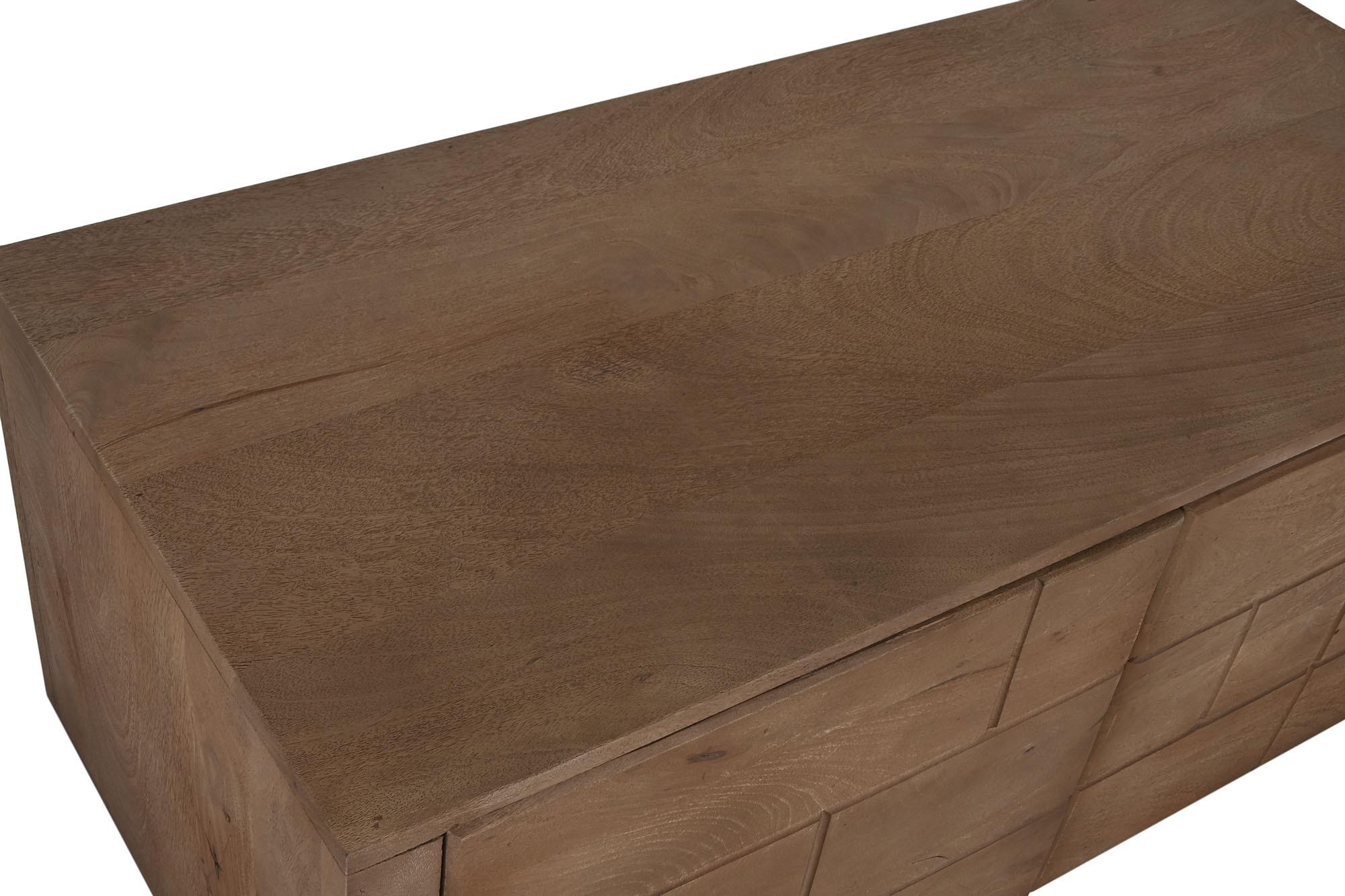 Product photograph of Modern Mango Wood 110cm Small 2 Door Sideboard from Choice Furniture Superstore.