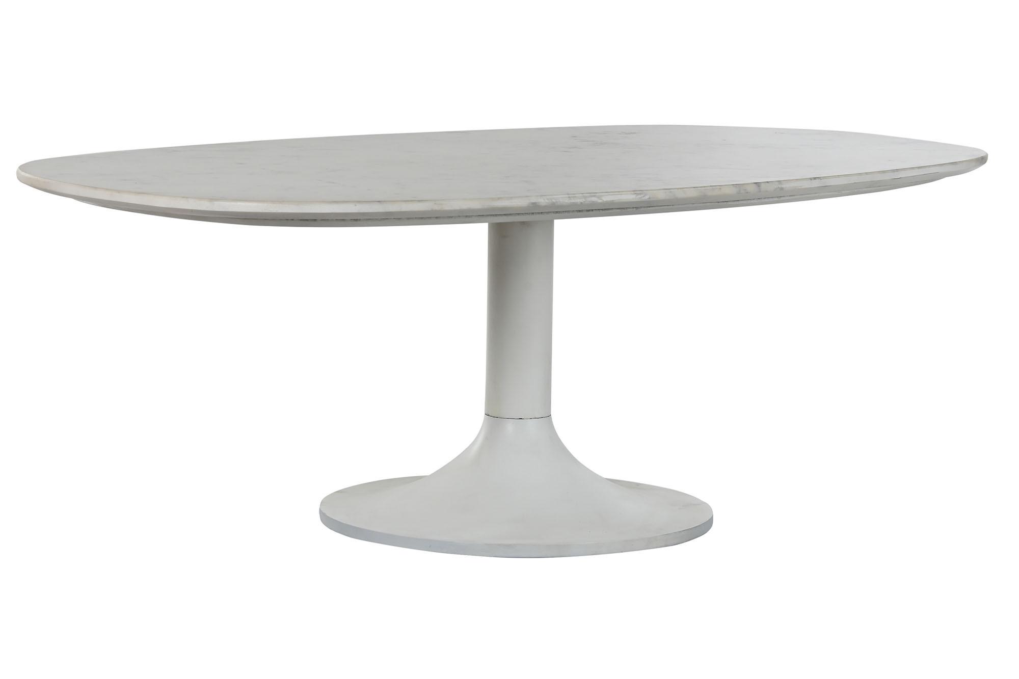 Product photograph of Indore White Marble Effect Coffee Table from Choice Furniture Superstore.