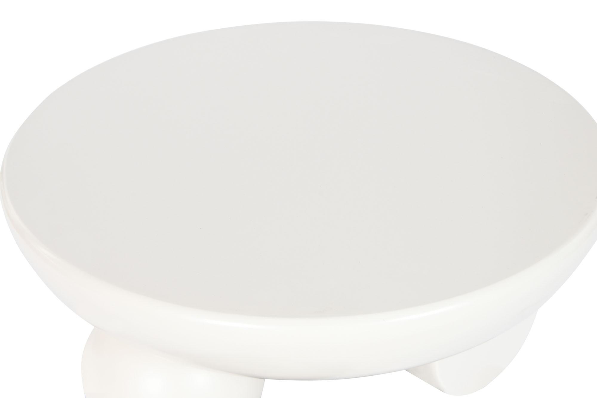 Product photograph of Modern Smooth White Wood Coffee Table from Choice Furniture Superstore.