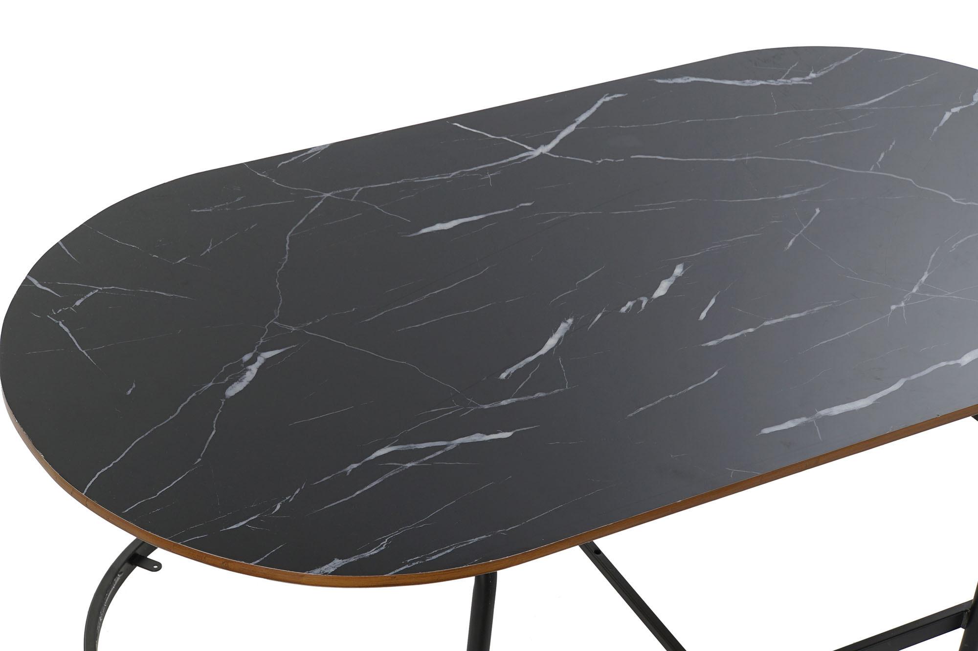 Product photograph of Glam Black Wood Coffee Table from Choice Furniture Superstore.