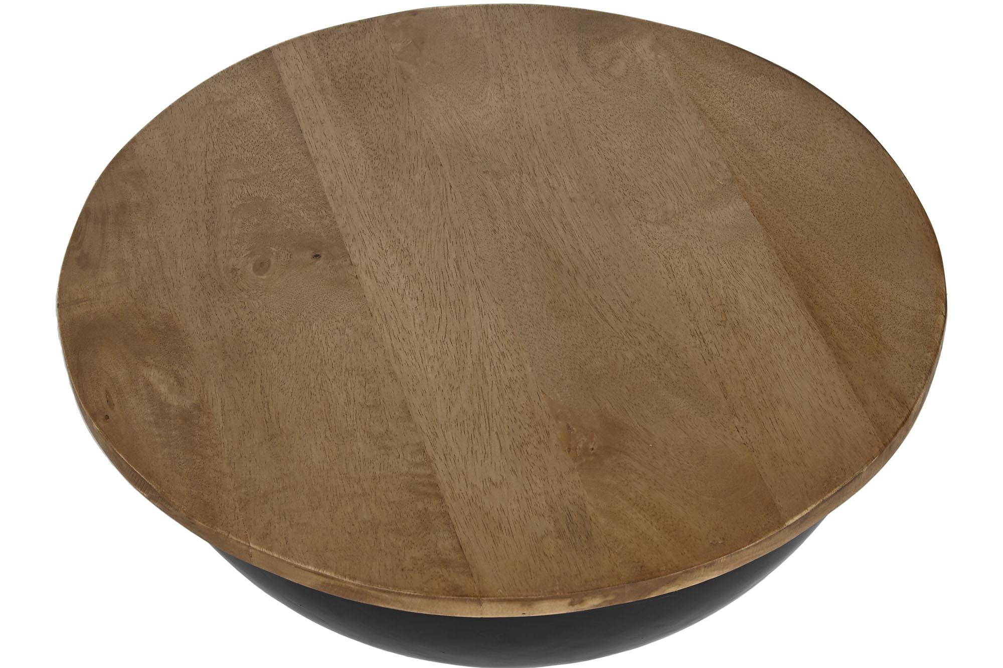 Product photograph of Mango Wood Set Of 2 Round Coffee Table from Choice Furniture Superstore.