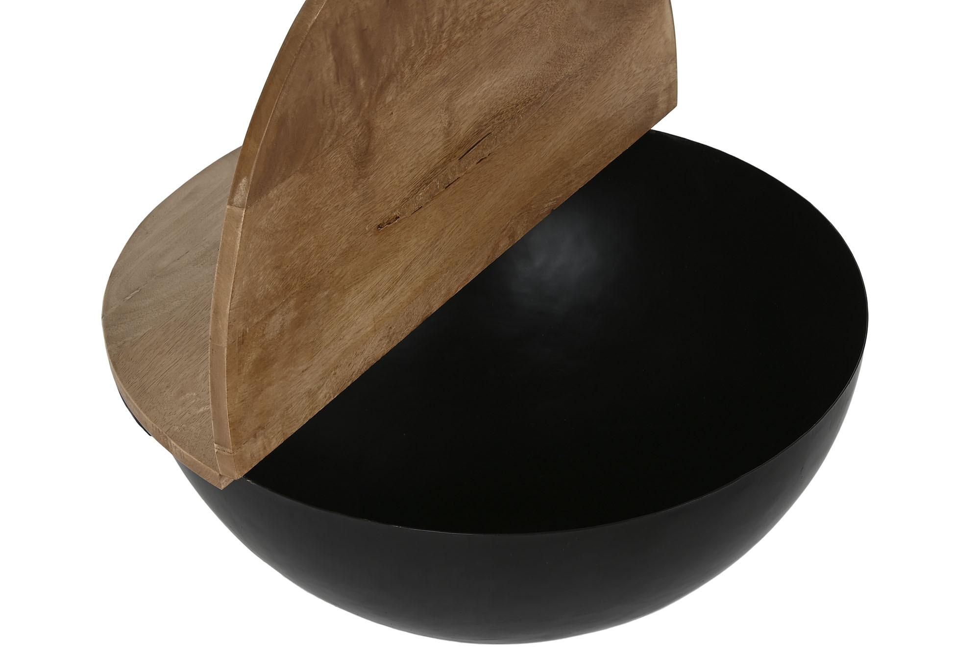 Product photograph of Mango Wood Set Of 2 Round Coffee Table from Choice Furniture Superstore.