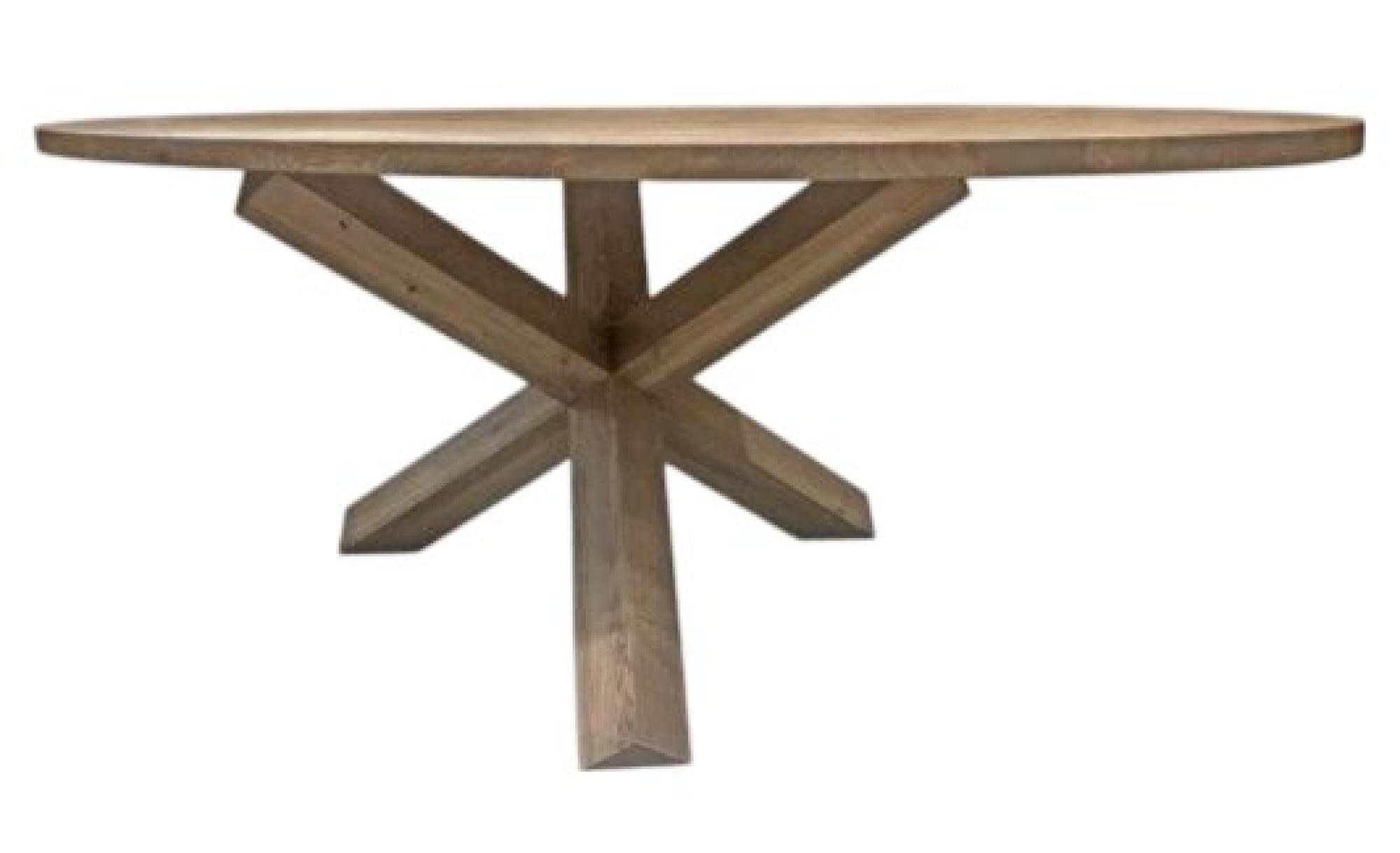 Product photograph of Camas Oak Oval Dining Table With Spider Legs - Variation Available from Choice Furniture Superstore.