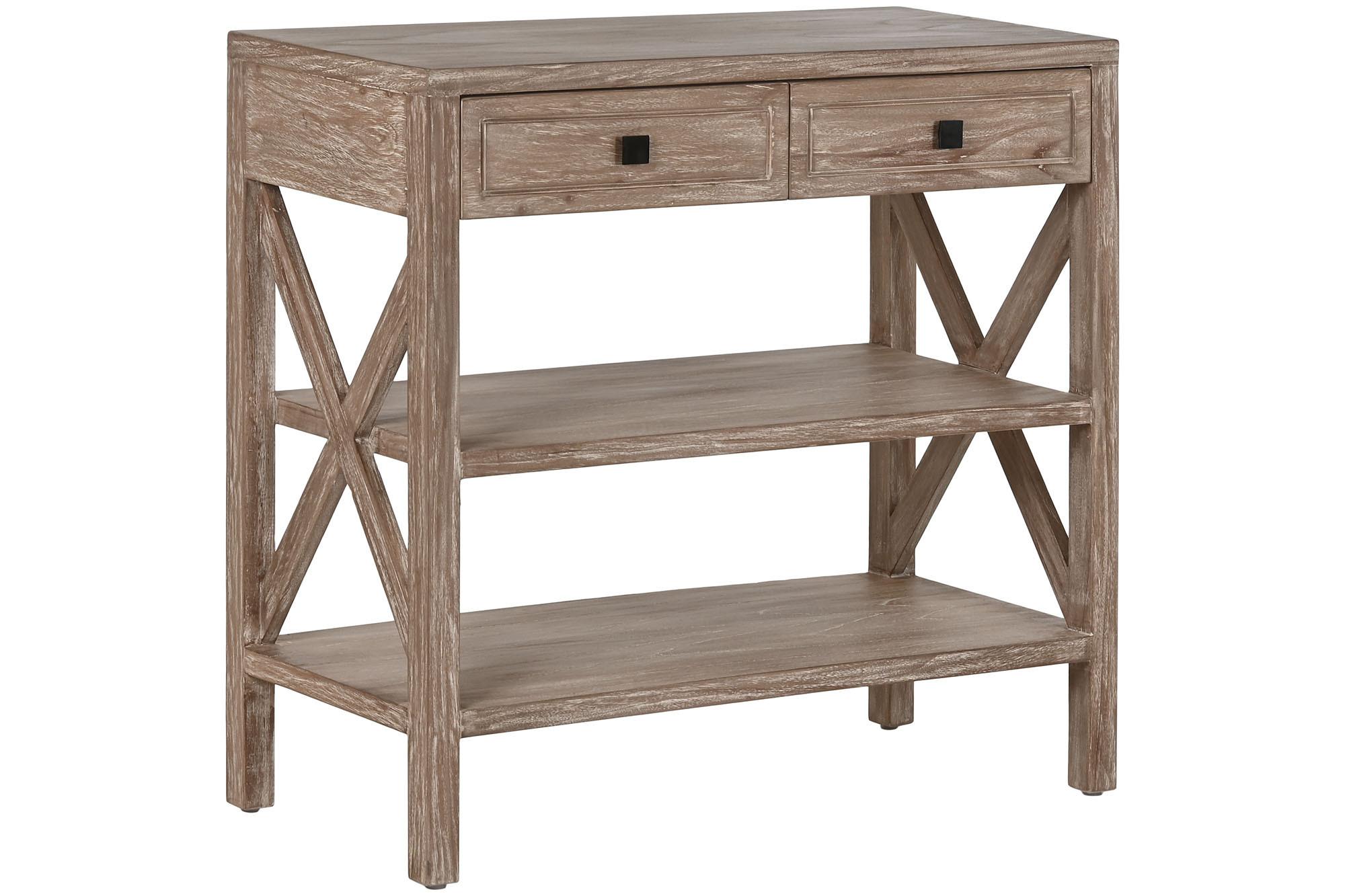 Product photograph of Modern Wood 2 Drawer Console Table from Choice Furniture Superstore.