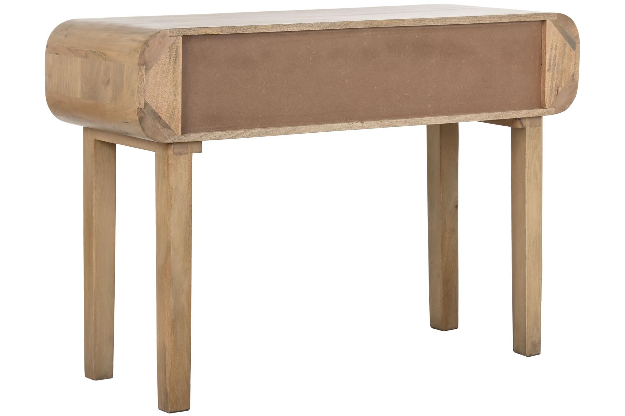 Product photograph of Balinese Mango Wood 4 Drawer Console Table from Choice Furniture Superstore.