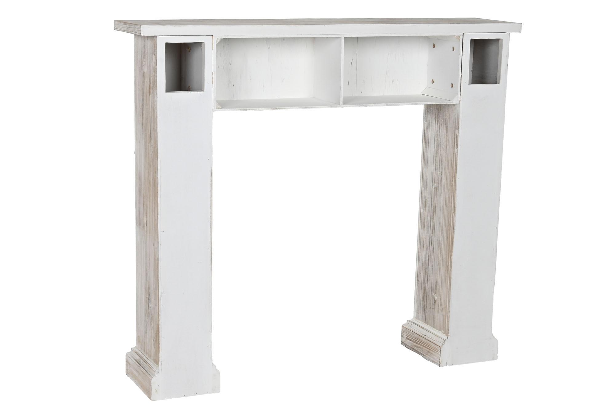 Product photograph of White Wood Carved Console Table from Choice Furniture Superstore.