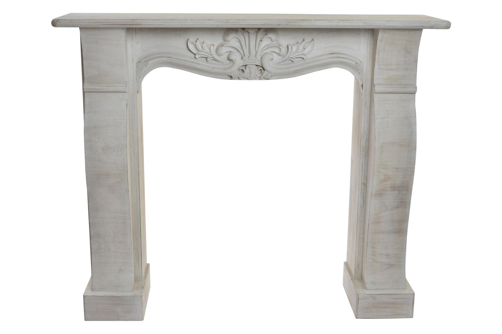 Product photograph of Cottage Aged White Console Table from Choice Furniture Superstore.