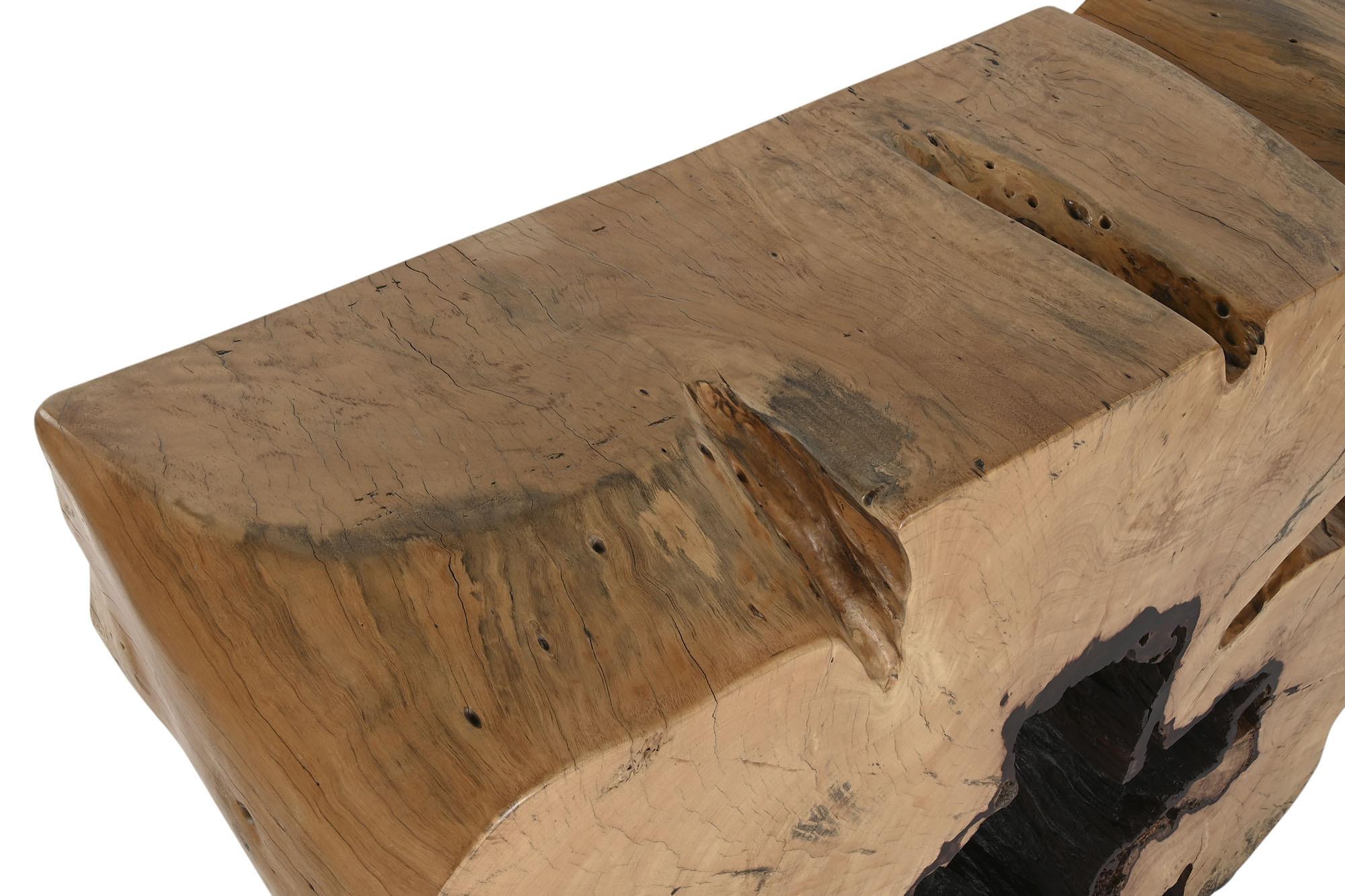 Product photograph of Natural Tamarindo Console Table from Choice Furniture Superstore.