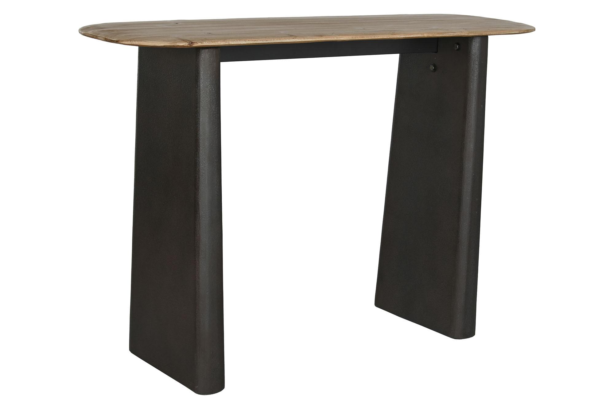 Product photograph of Loft Dark Brown Console Table from Choice Furniture Superstore.