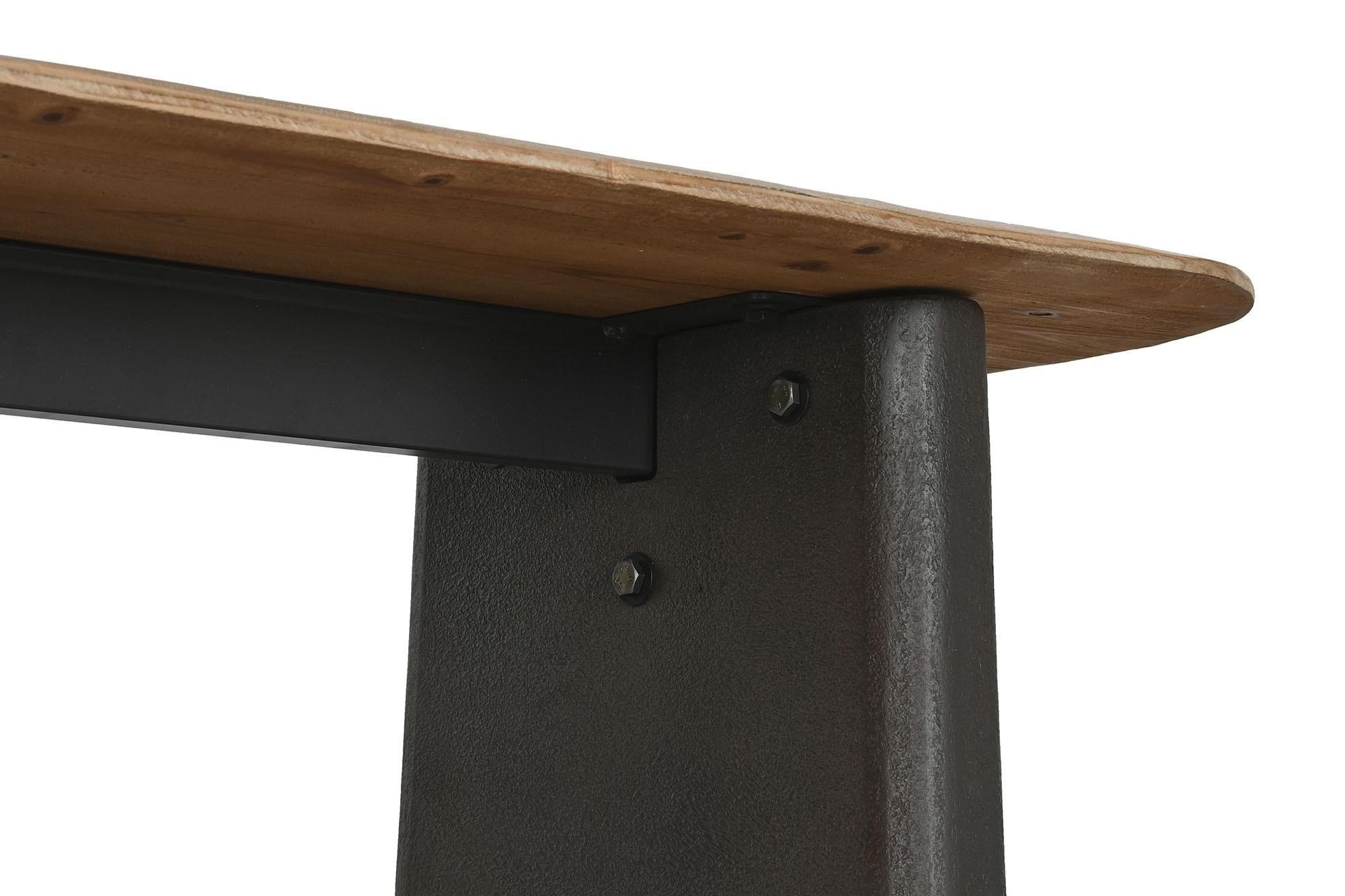 Product photograph of Loft Dark Brown Console Table from Choice Furniture Superstore.