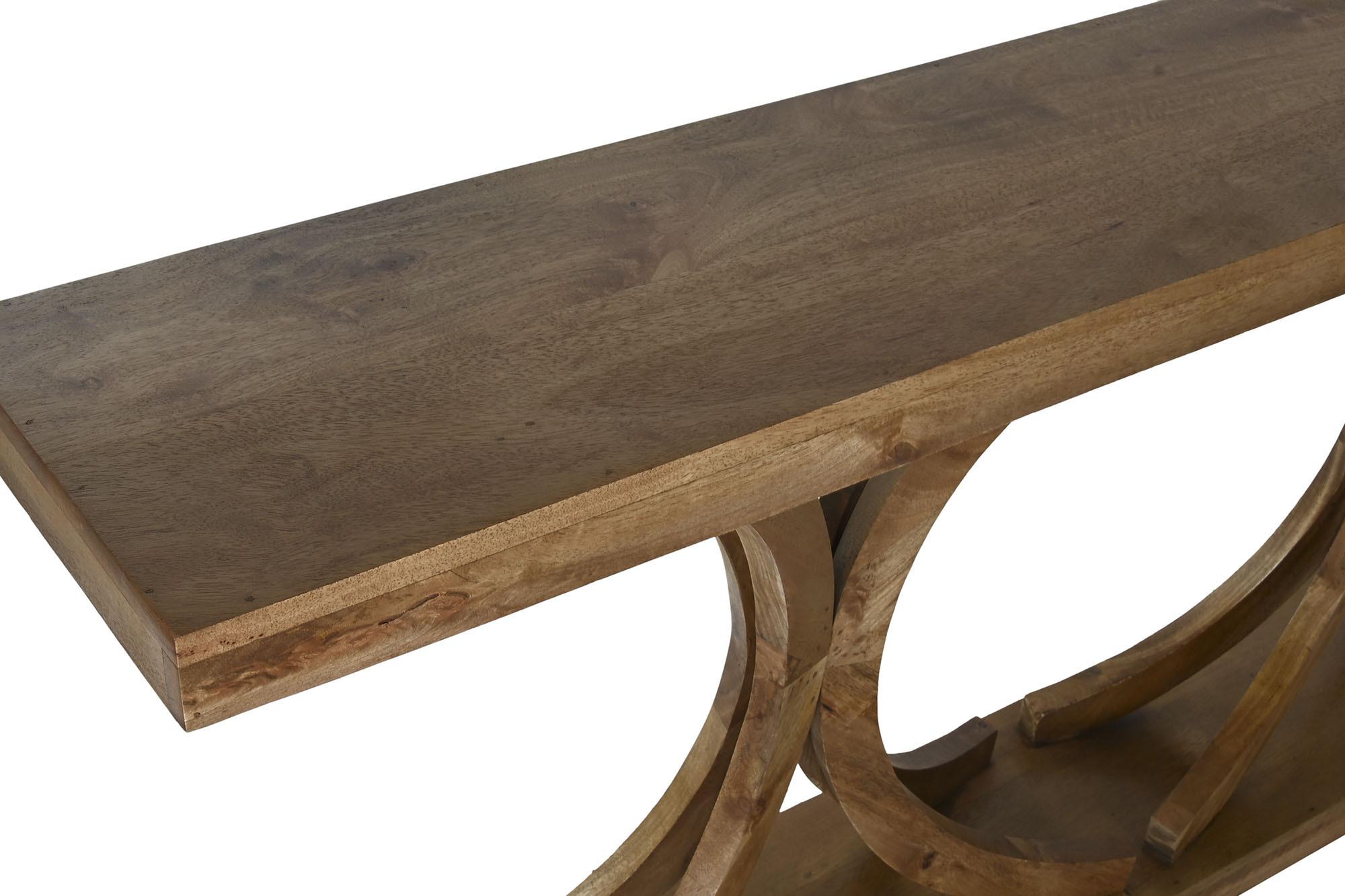 Product photograph of Mango Wood 170cm Console Table from Choice Furniture Superstore.