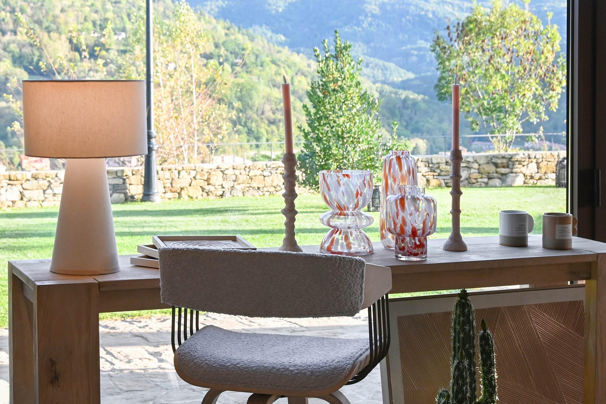 Product photograph of Natural Mango Wood Console Table from Choice Furniture Superstore.