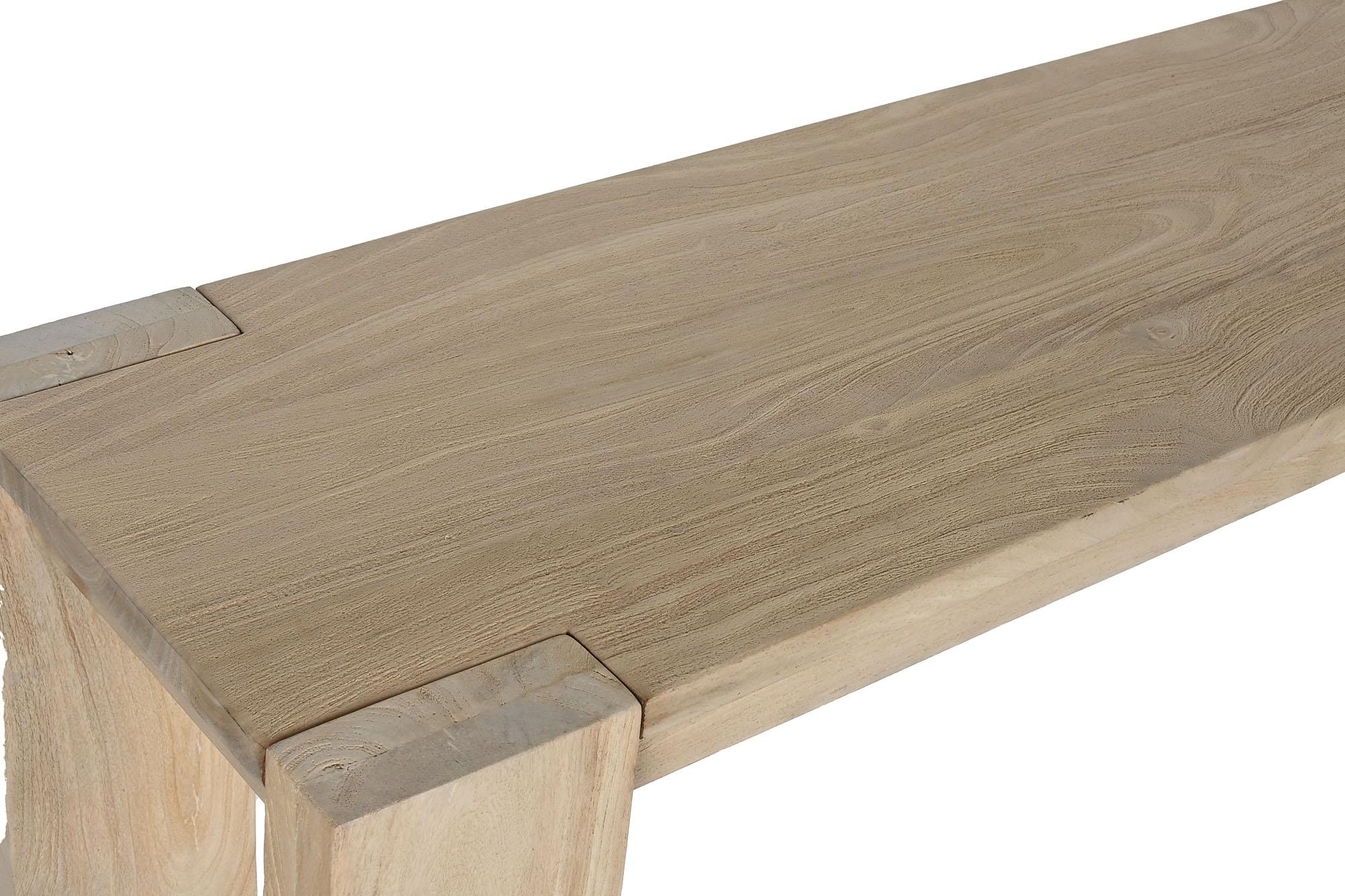 Product photograph of Natural Mango Wood Console Table from Choice Furniture Superstore.