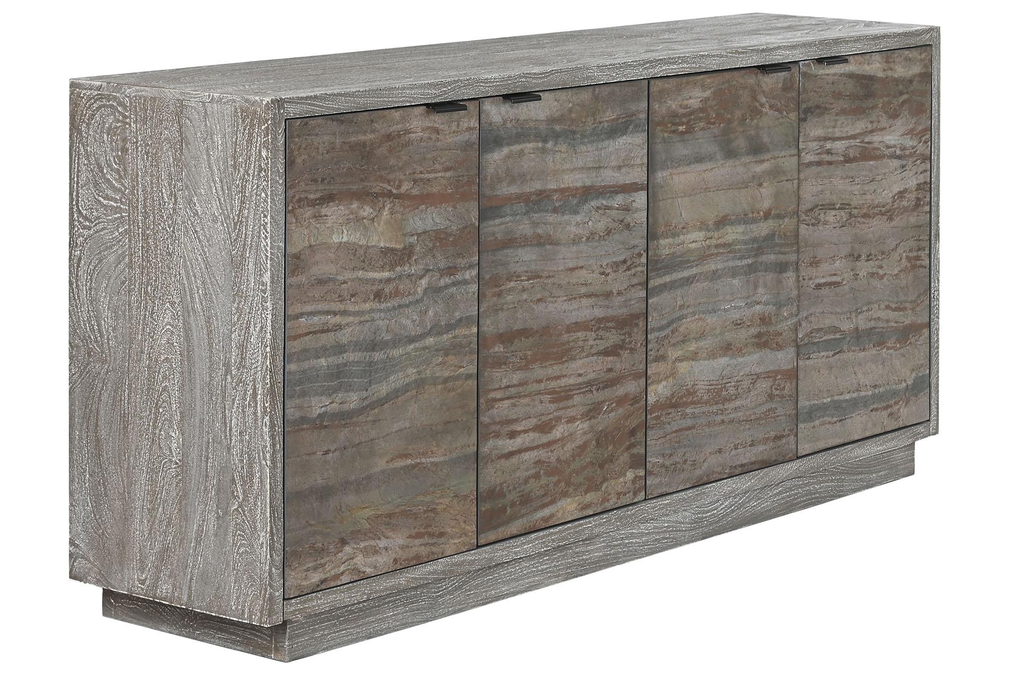 Product photograph of Modern Mango Wood 175cm Large Buffet Sideboard - 4 Doors from Choice Furniture Superstore.