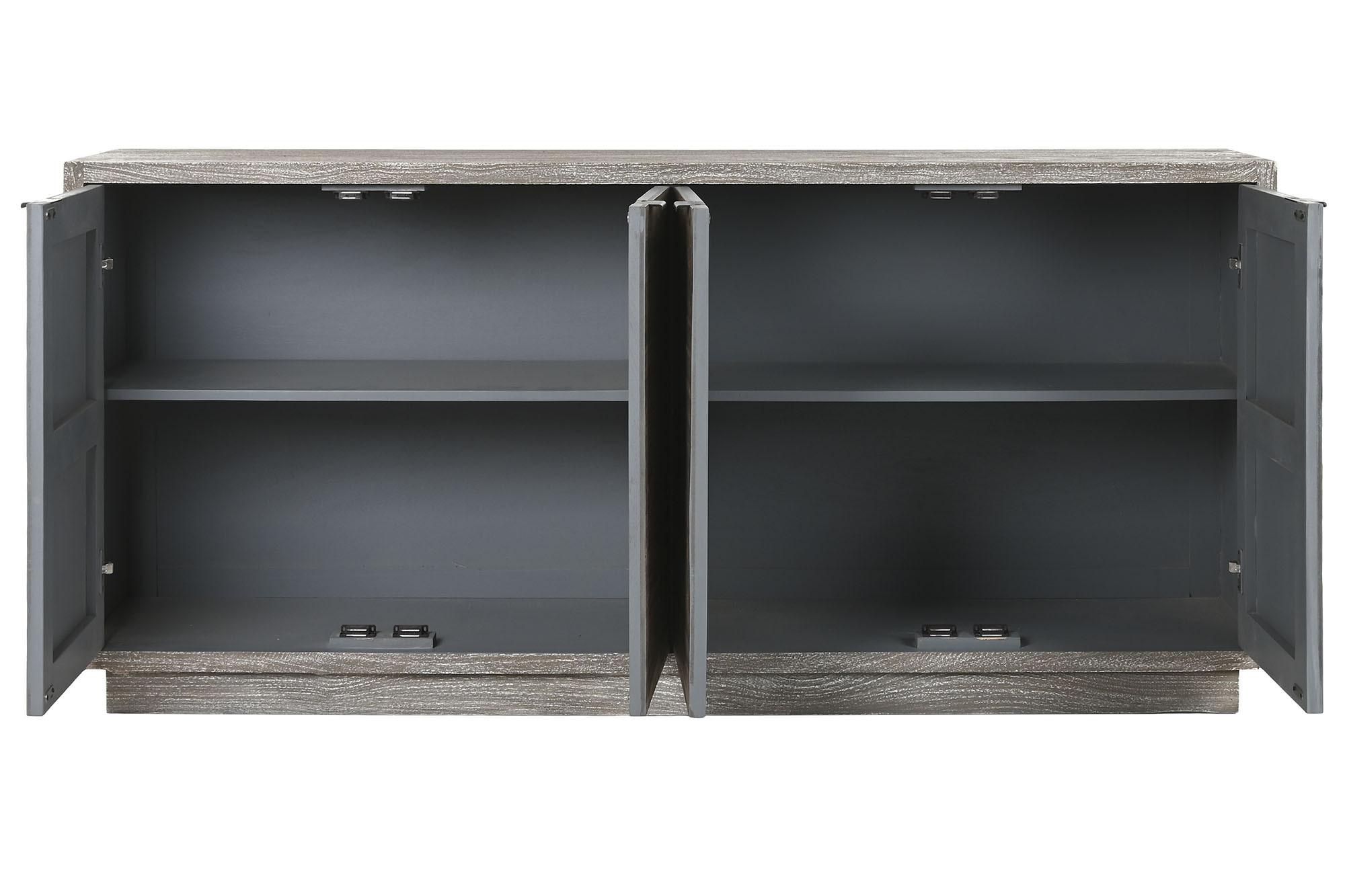 Product photograph of Modern Mango Wood 175cm Large Buffet Sideboard - 4 Doors from Choice Furniture Superstore.