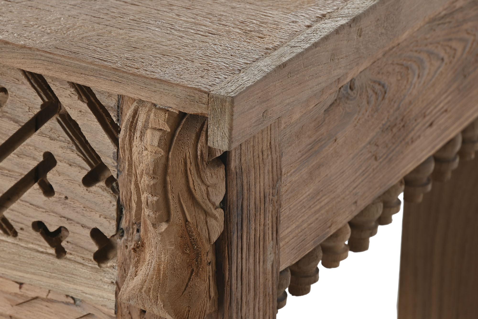 Product photograph of Natural 140cm Console Table from Choice Furniture Superstore.