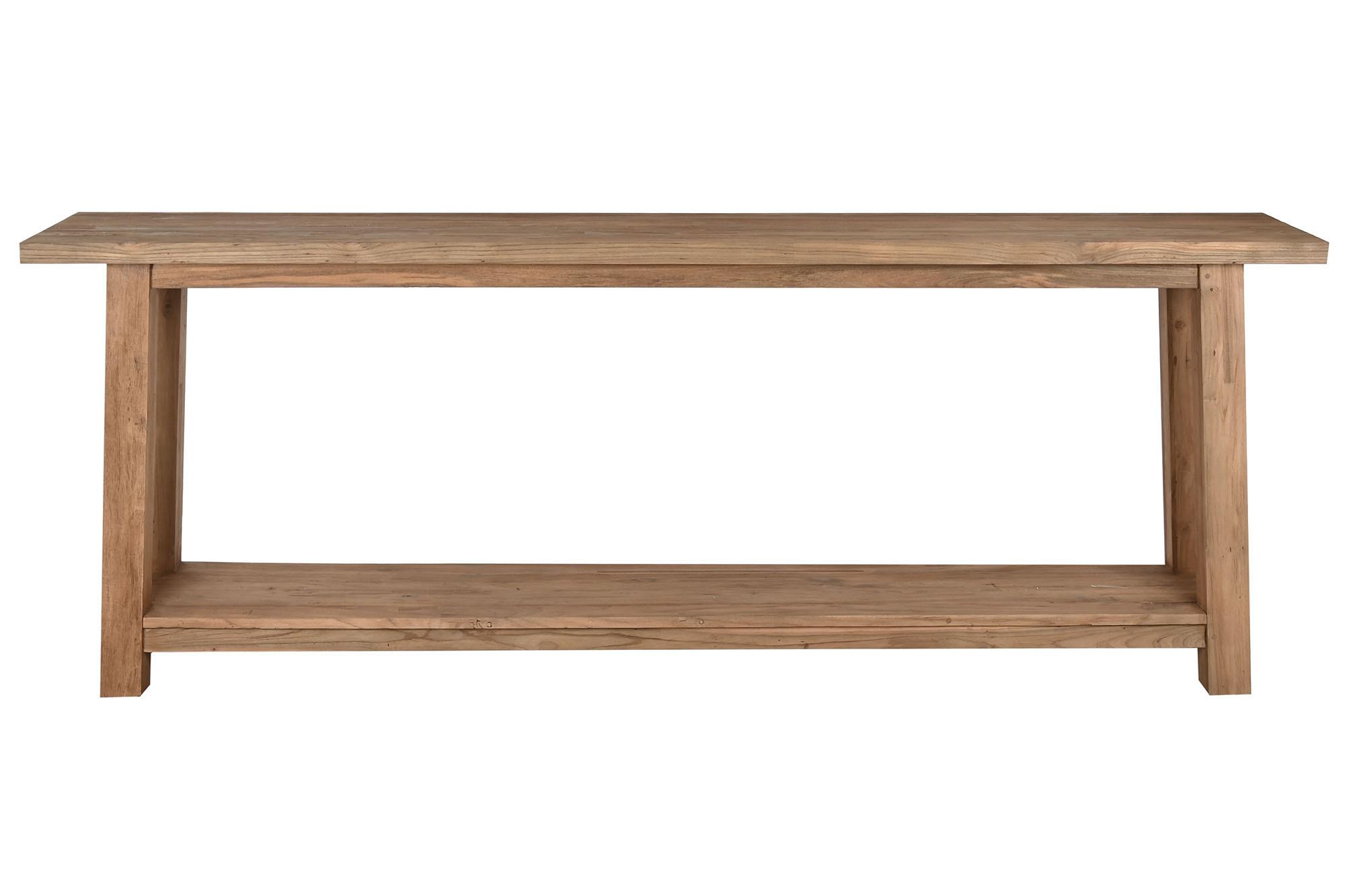 Product photograph of Natural Reciclada 240cm Console Table from Choice Furniture Superstore.