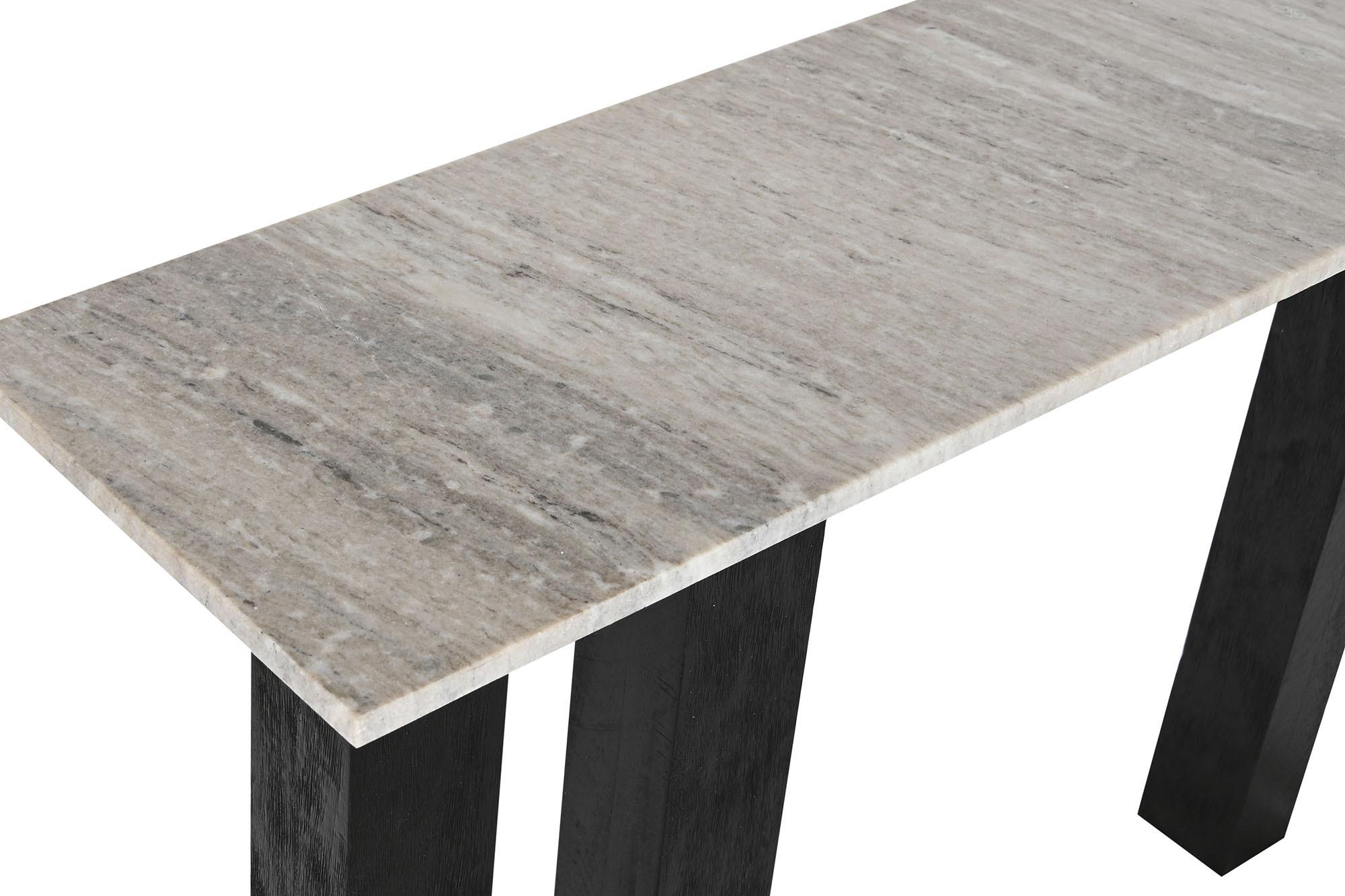 Product photograph of Urban White Marble Effect Console Table from Choice Furniture Superstore.