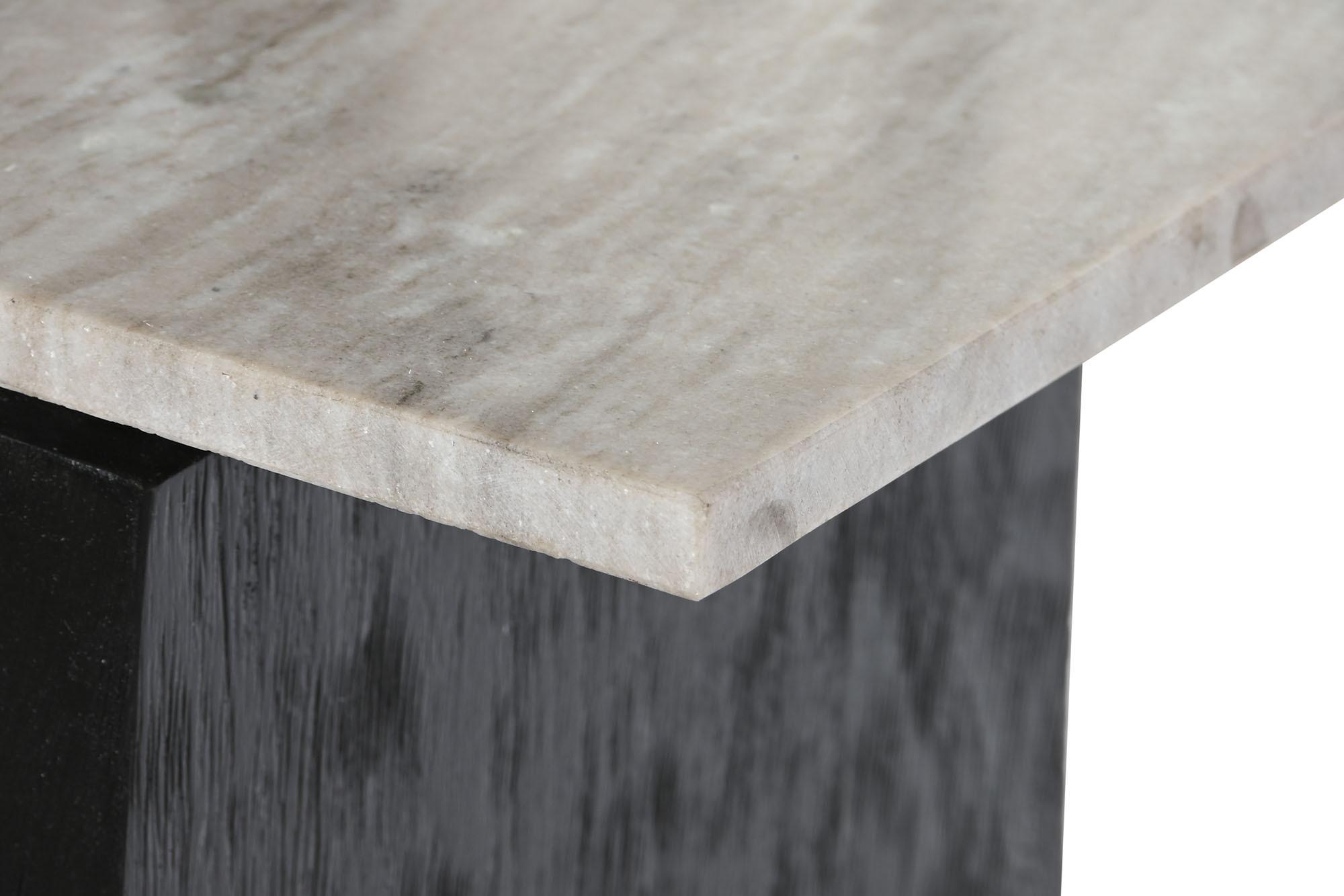 Product photograph of Urban White Marble Effect Console Table from Choice Furniture Superstore.