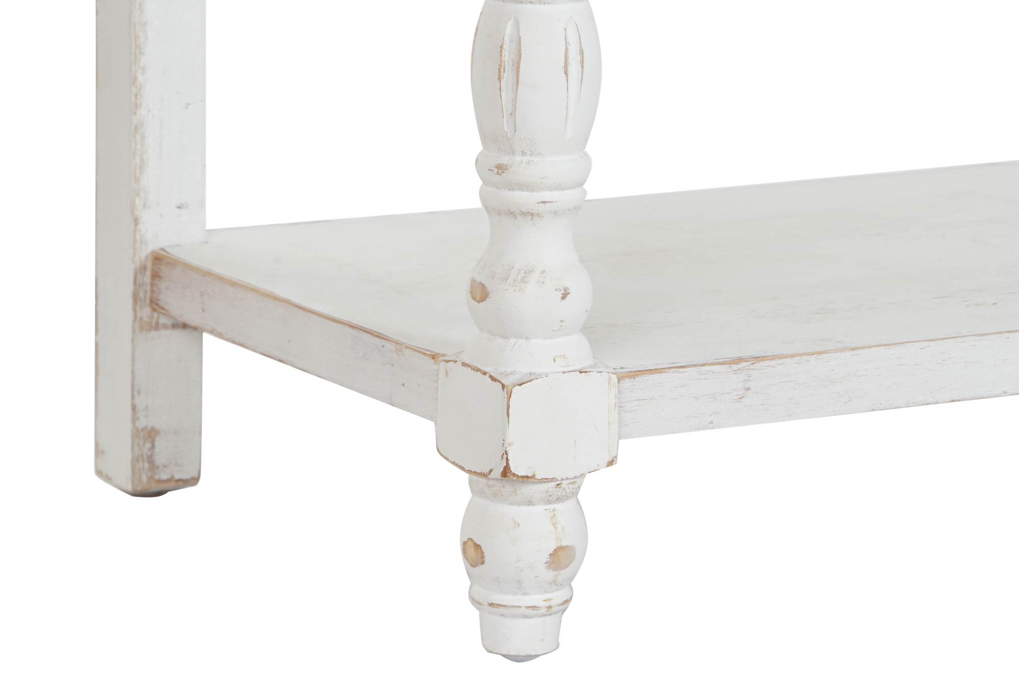 Product photograph of Traditional White Wood Console Table from Choice Furniture Superstore.